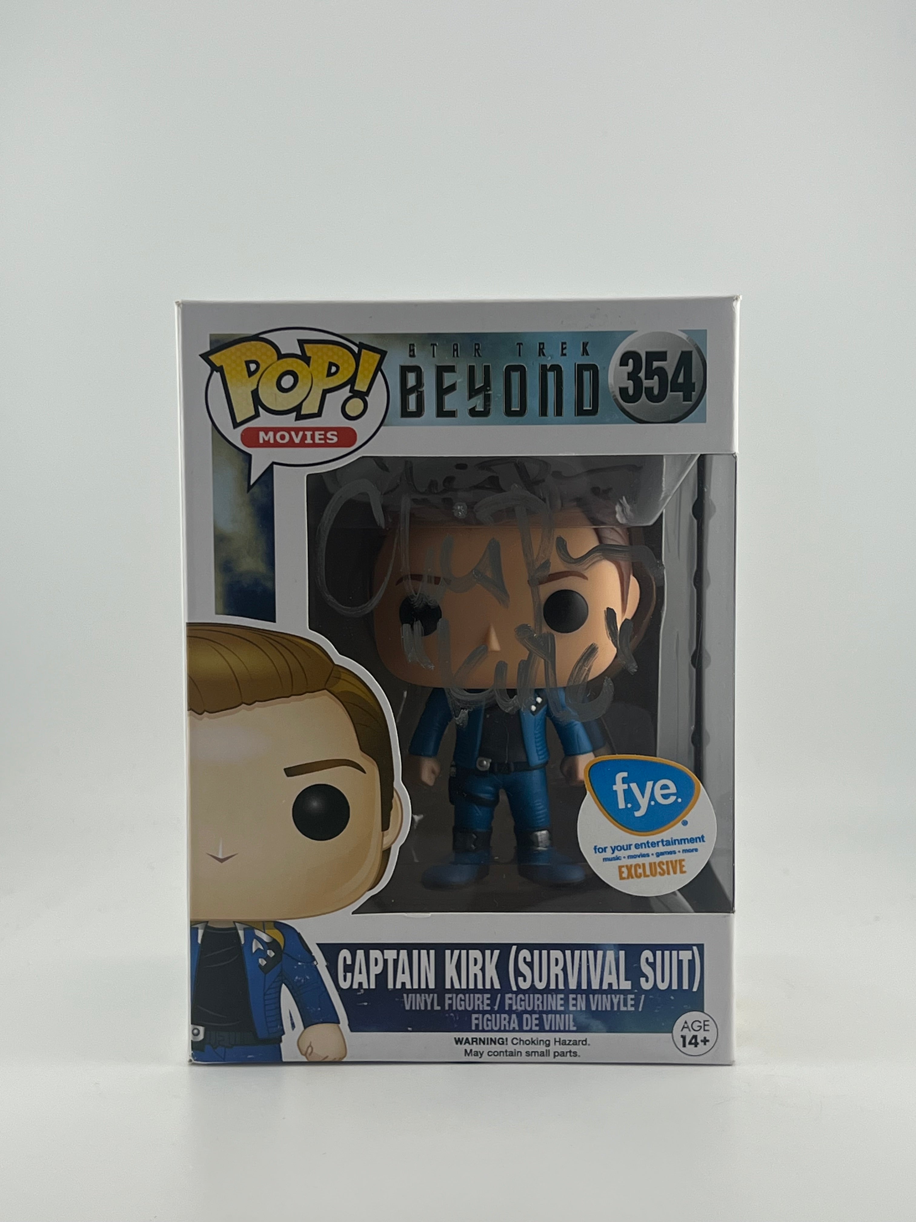 Funko Pop! CAPTAIN KIRK (SURVIVAL SUIT) 354 FYE EXCLUSIVE AUTO