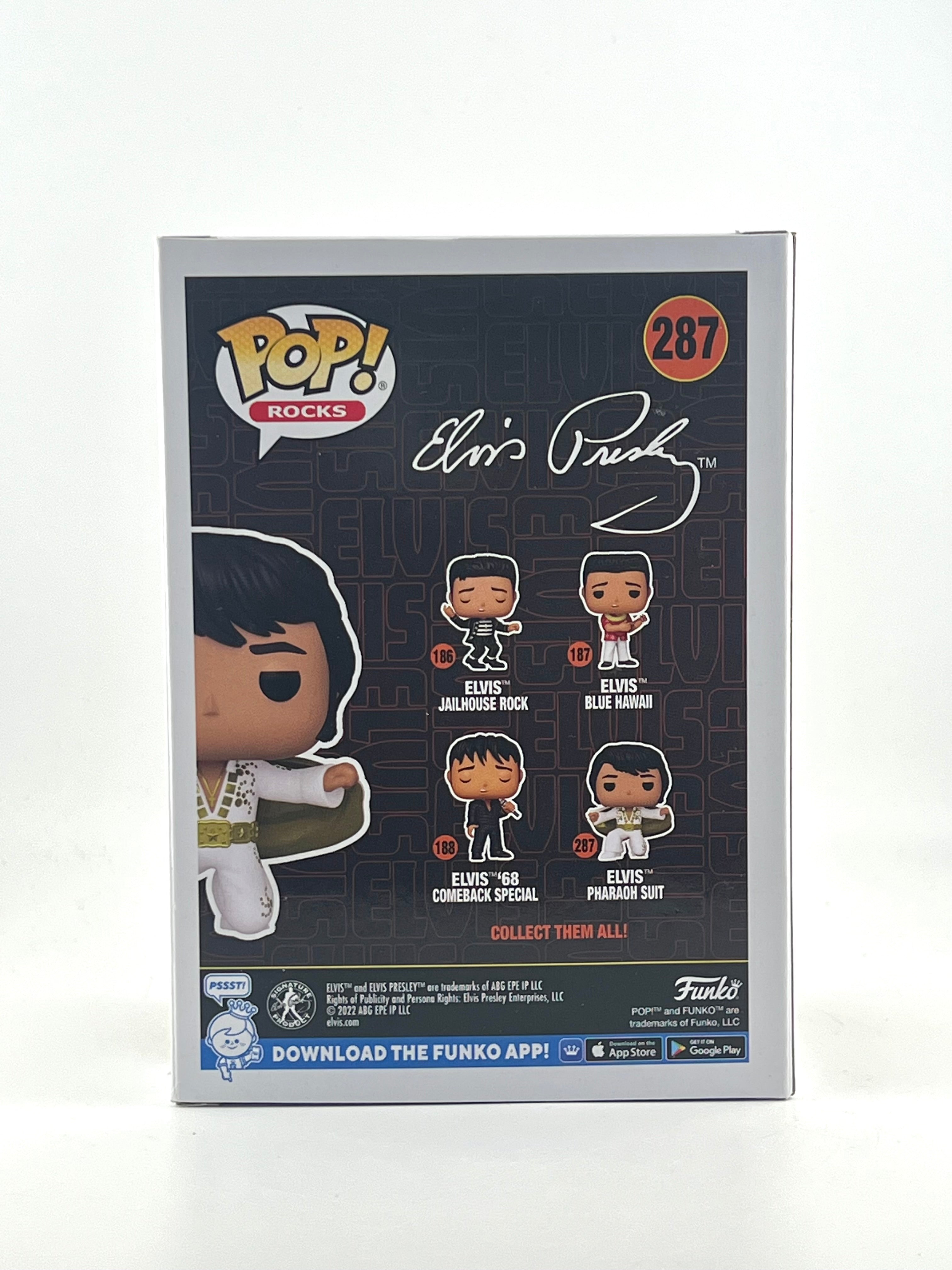 Funko Pop! ELVIS PHARAOH SUIT 287 AUTO