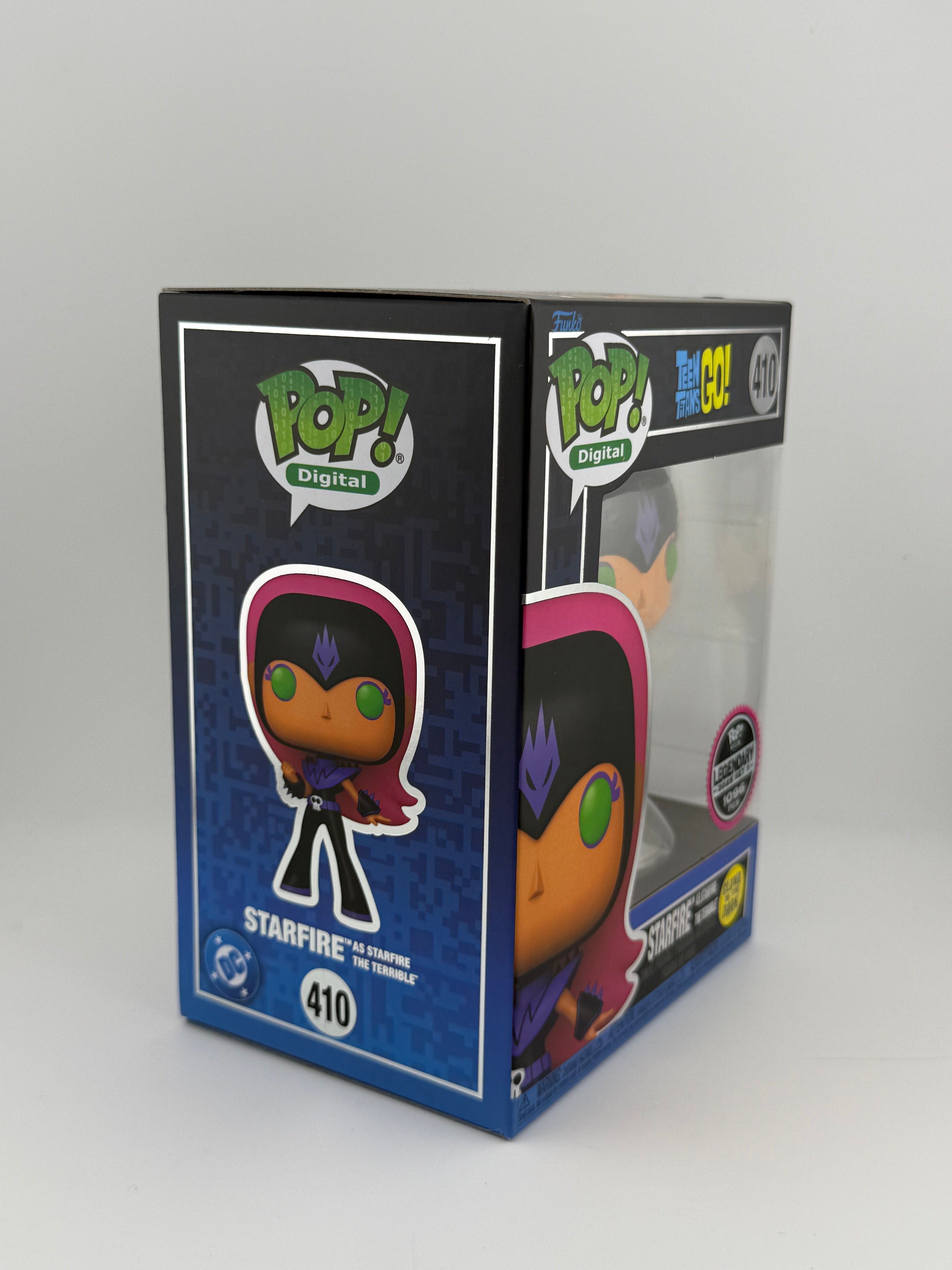 Funko POP! STARFIRE AS STARFIRE THE TERRIBLE 410 GITD NFT EXCLUSIVE LE 1096