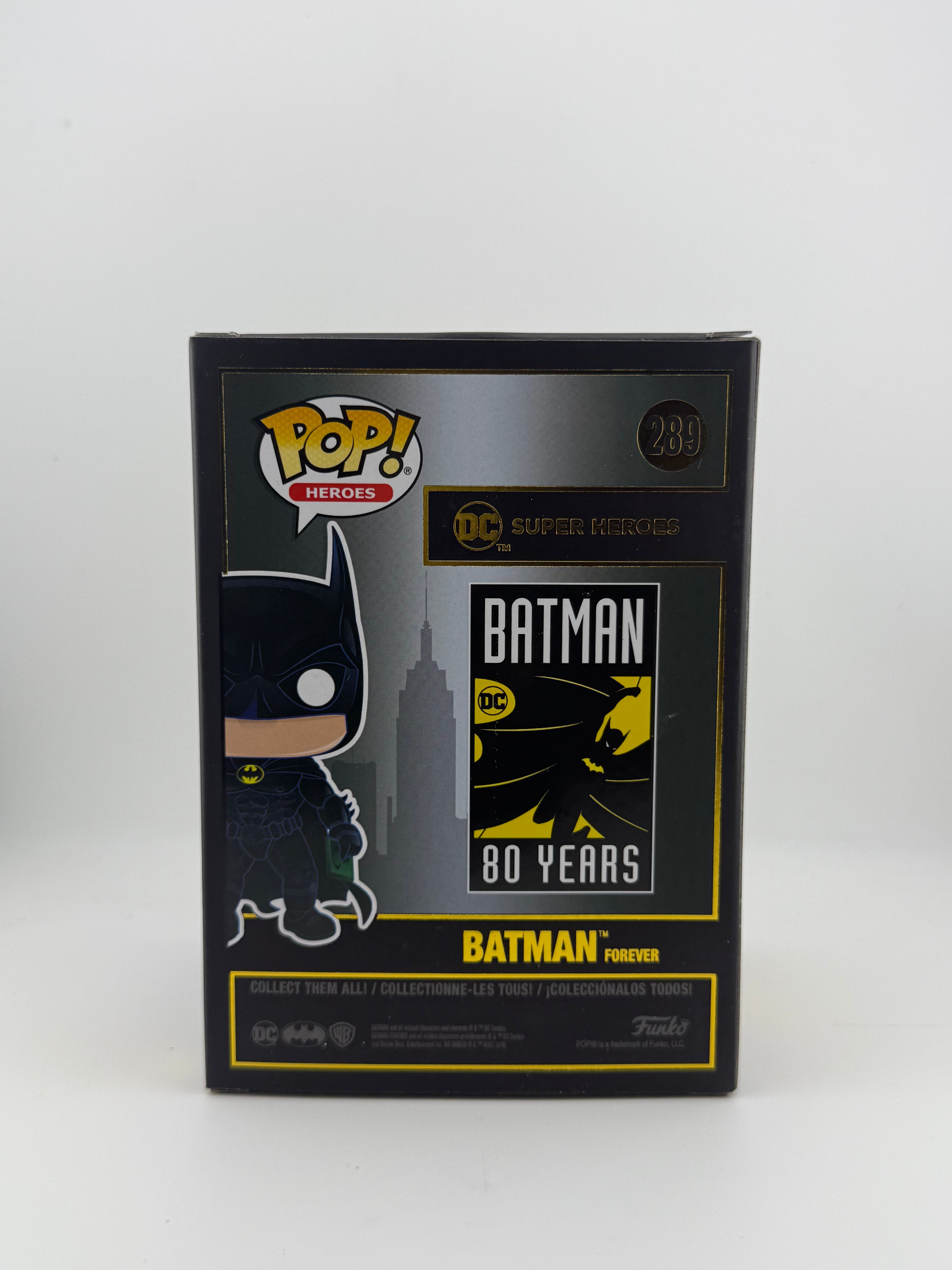 Funko POP! SIGNED BATMAN 289 80 YEARS EDITION (VAL KILMER) + JSA