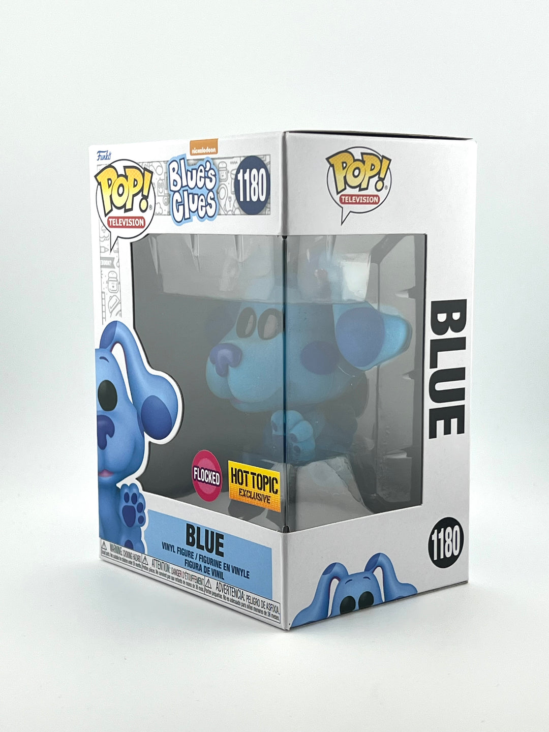 Funko pop! Blue’s clue’s: Blue 1180 flocked (hottopic exclusive)