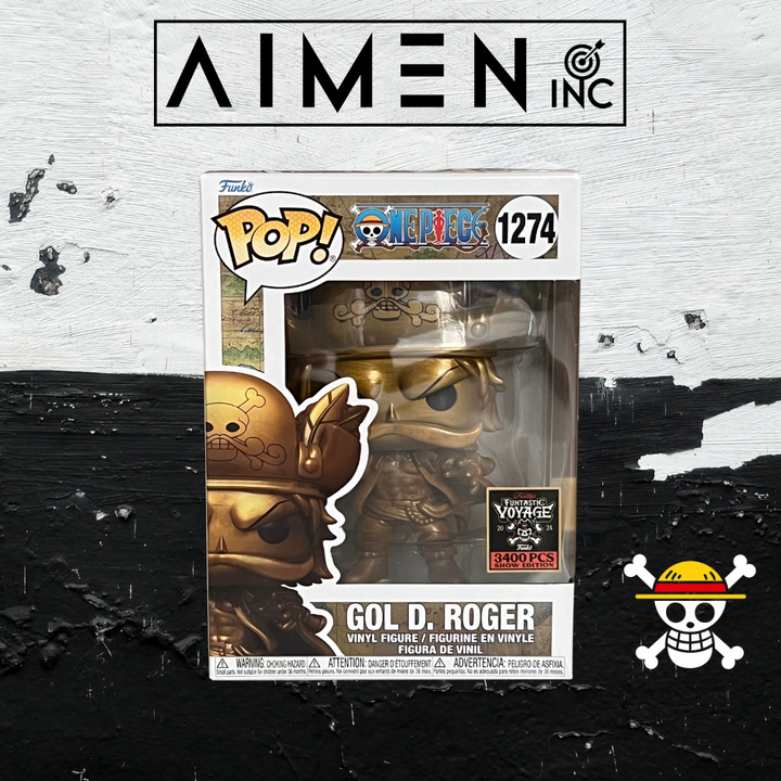 GOLD GOL D. ROGER LE 3400 - SDCC Funko Fundays 2024