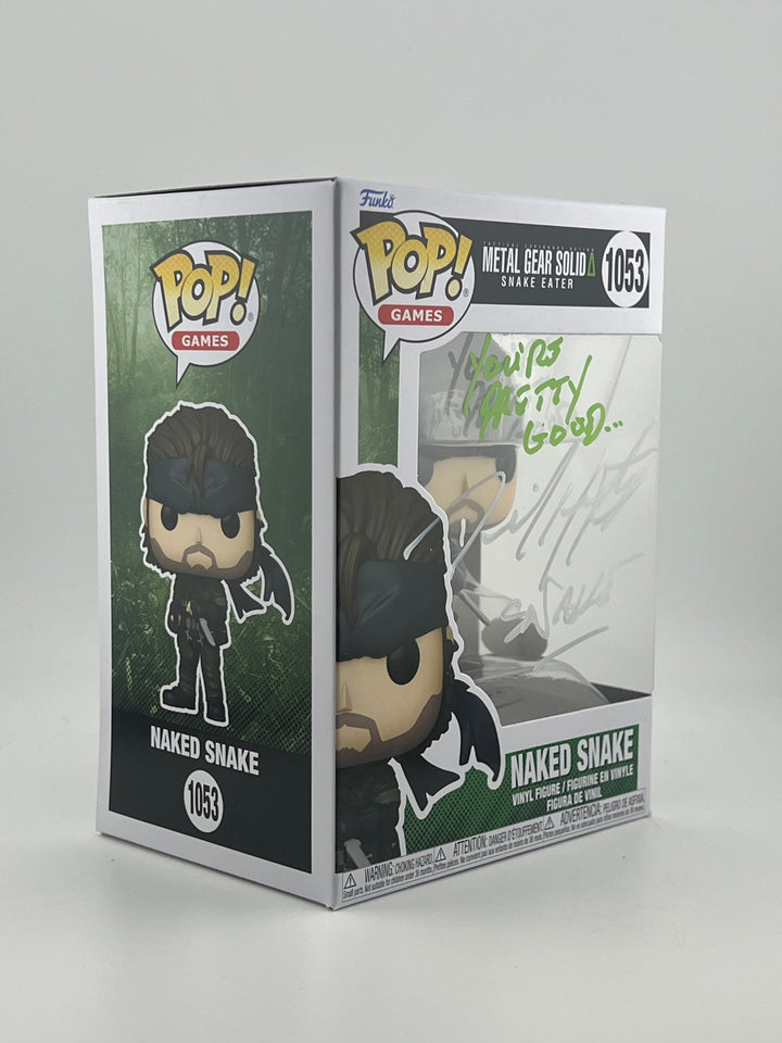 Signed Naked Snake - Metal Gear Solid - David Hayter - Funko Pop + JSA