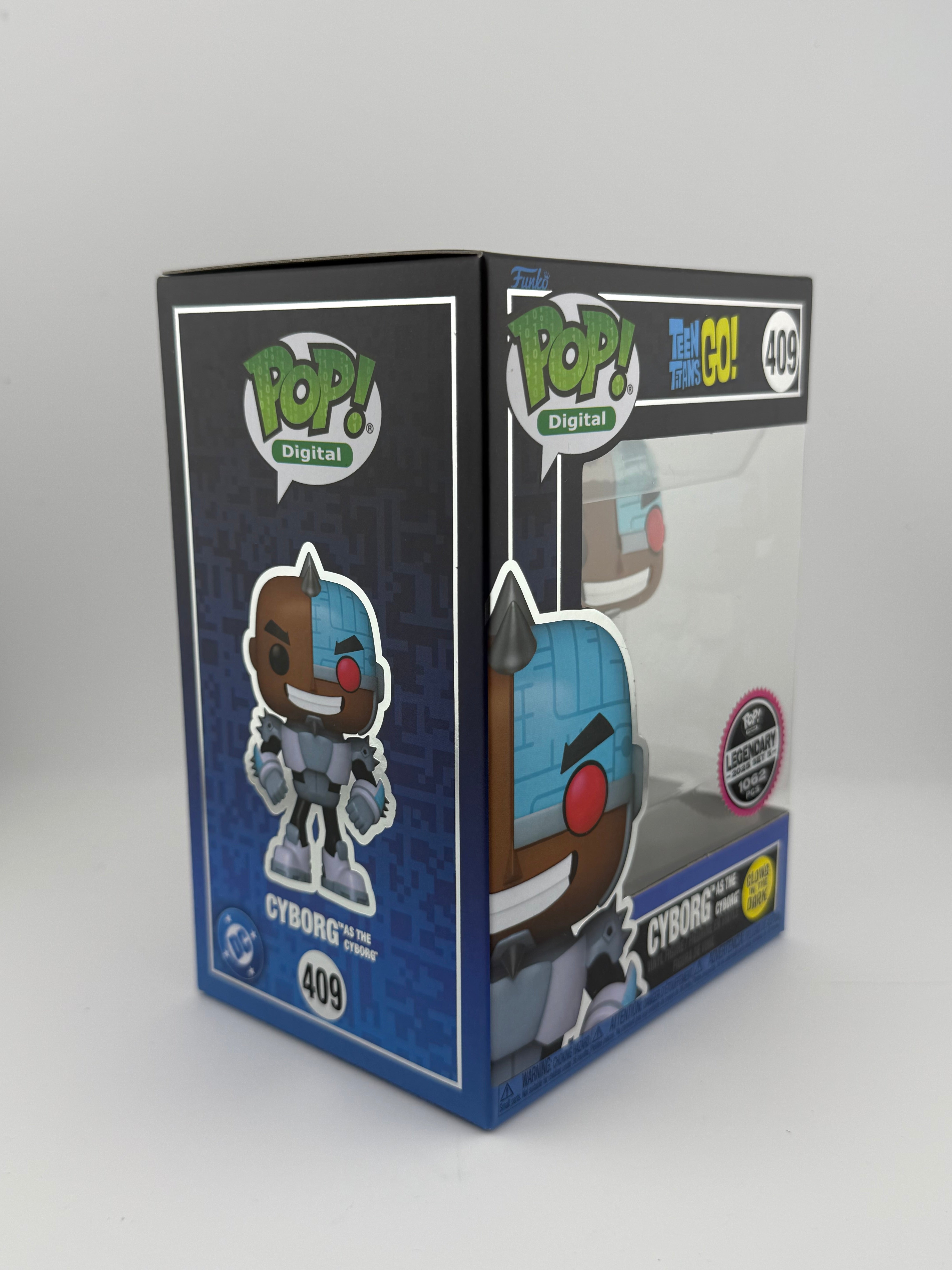 Funko POP! CYBORG AS THE CYBORG 409 GITD NFT EXCLUSIVE LE 1062