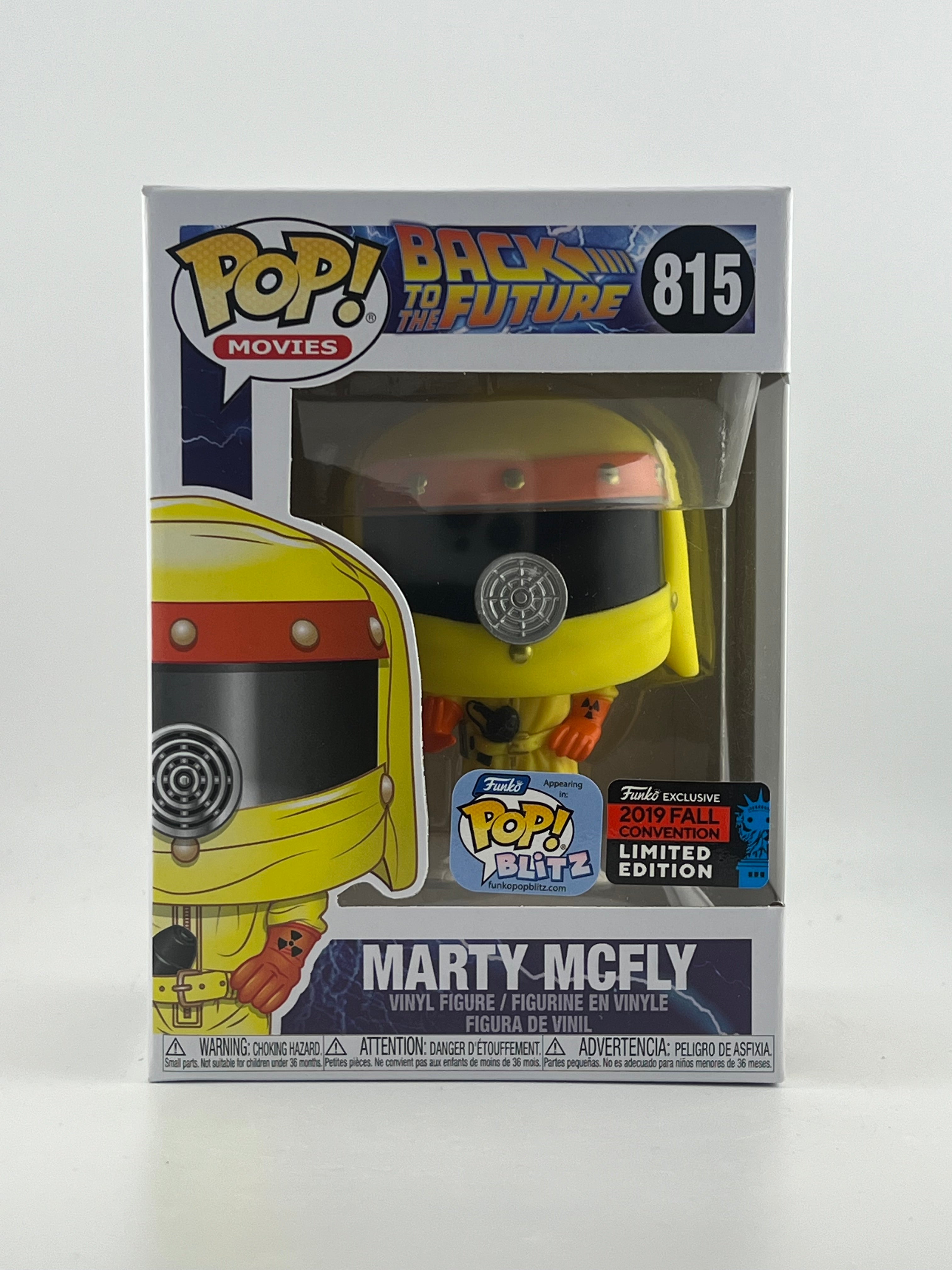 Funko Pop - MARTY MCFLY 815 FUNKO POP BLITZ 2019 FALL CONVENTION - Back To The Future