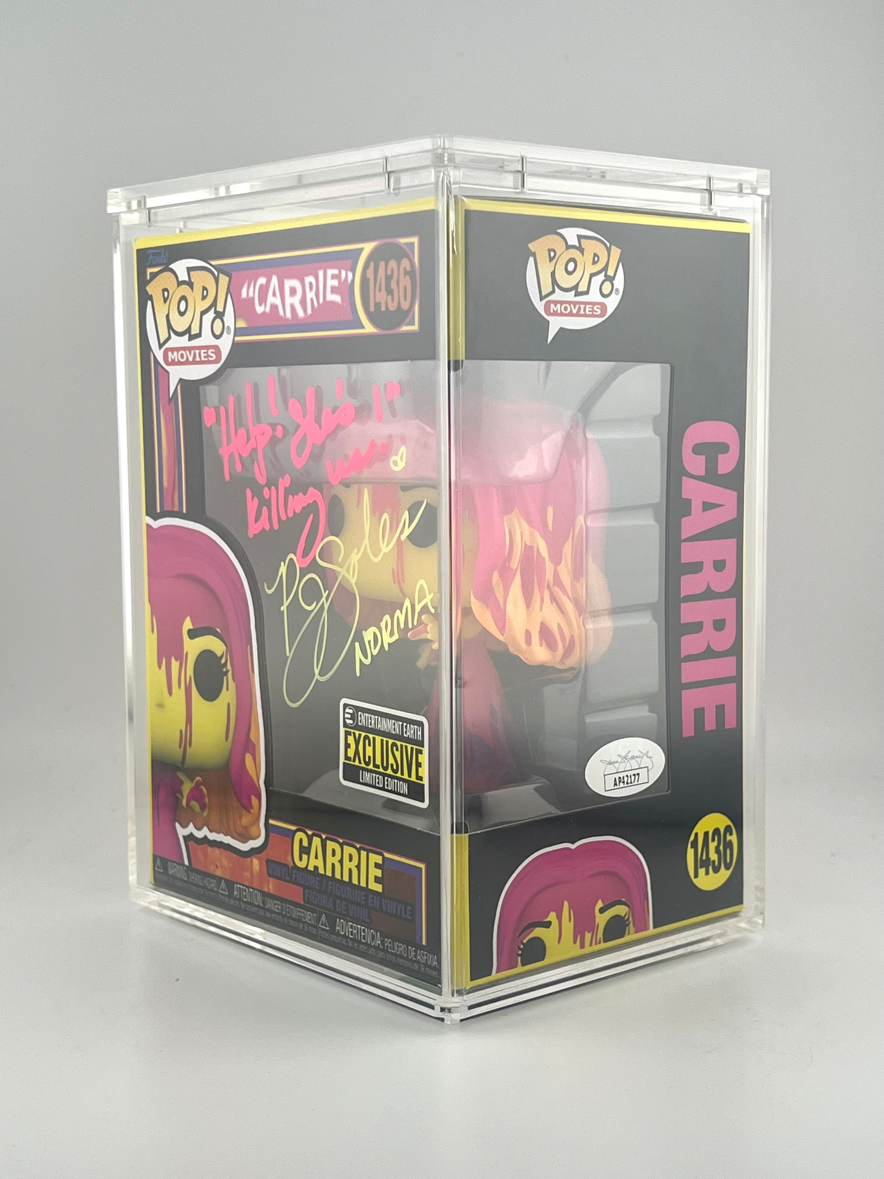 Funko Pop! CARRIE 1436 EE EXCLUSIVE AUTO