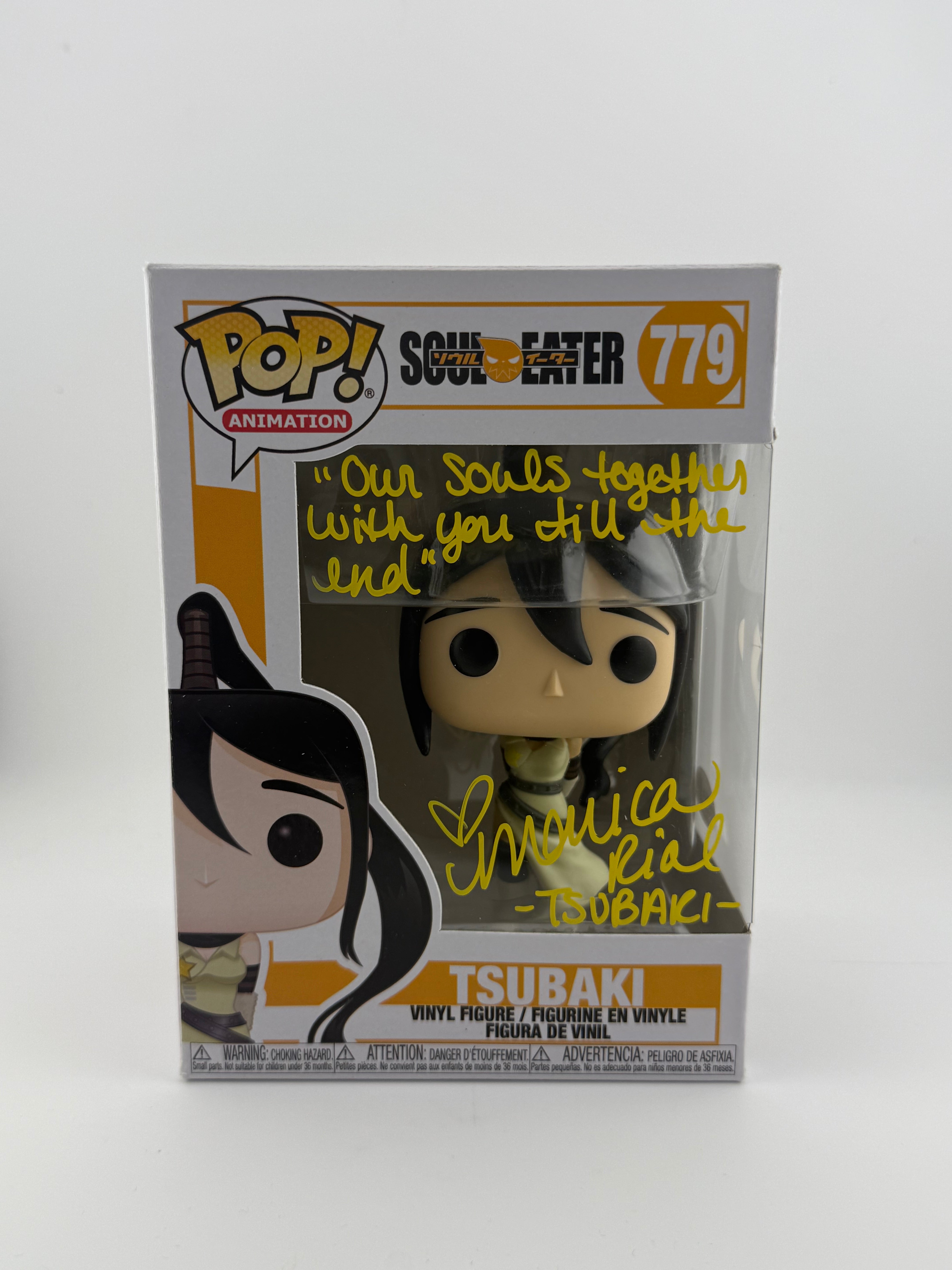 Funko POP! SIGNED TSUBAKI 779 (MONICA RIAL) + JSA