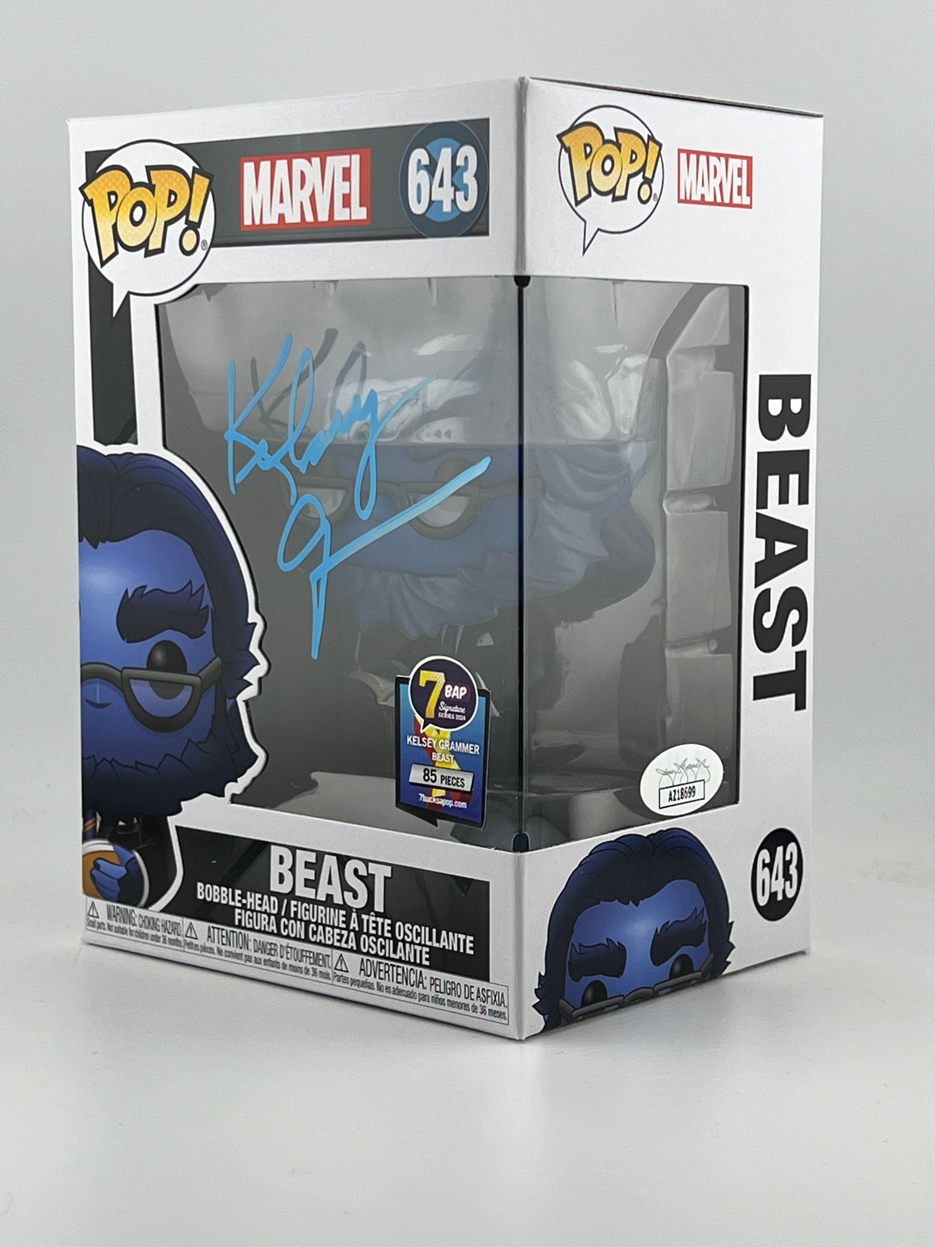 Funko Pop! Beast 643 7BAP Exclusive Autographed by Kelsey Grammer LE85 JSA AUTHENTICATED