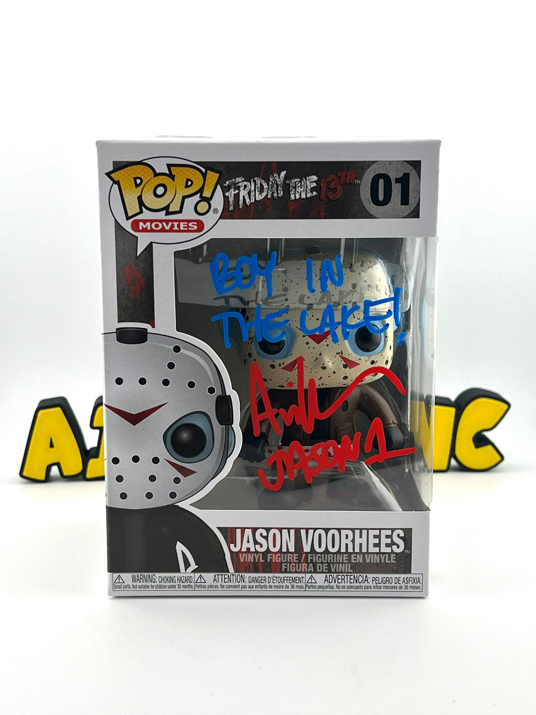 Funko Pop! Jason Voorhees 01 - Autographed And Quoted By Ari Lehman + Beckett Authentication