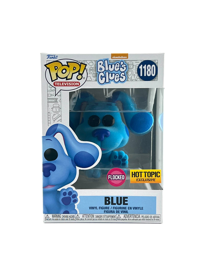 Funko pop! Blue’s clue’s: Blue 1180 flocked (hottopic exclusive)