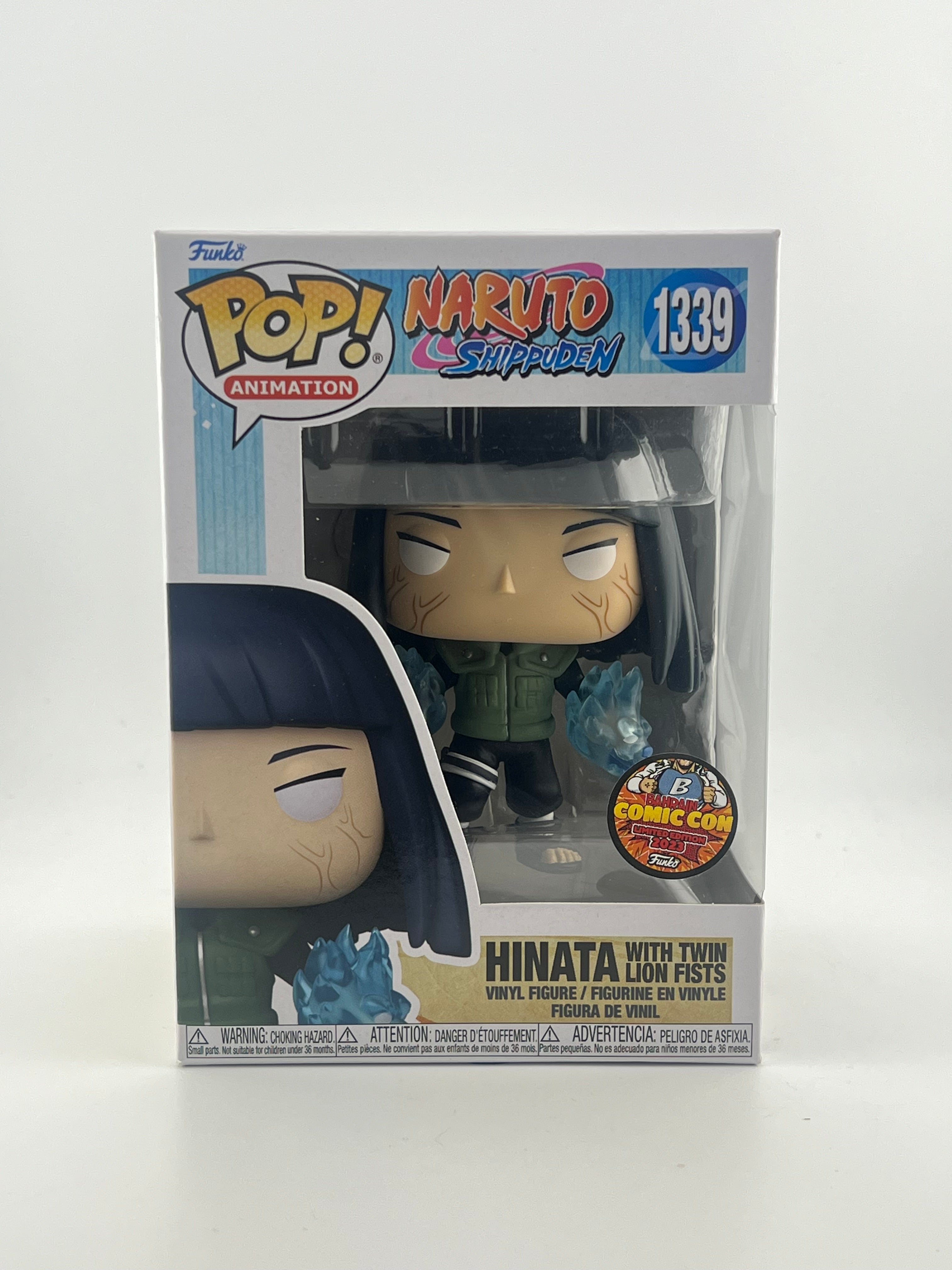 Funko Pop! HINATA WITH TWIN LION FISTS 1339 2023 BAHRAIN COMIC CON Exclusive