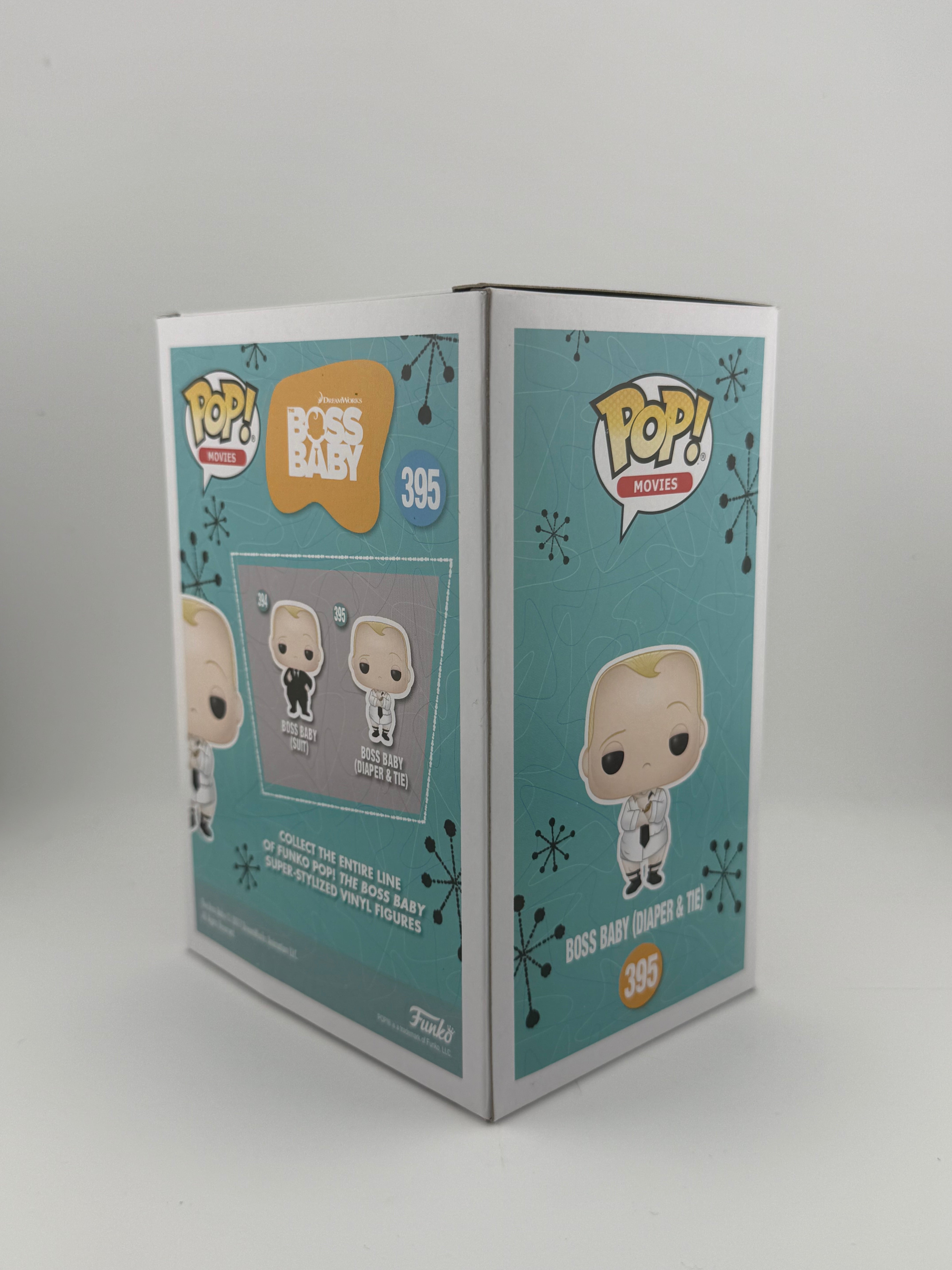 Funko POP! SIGNED BOSS BABY DIAPER & TIE 395 (ALEC BALDWIN) + JSA