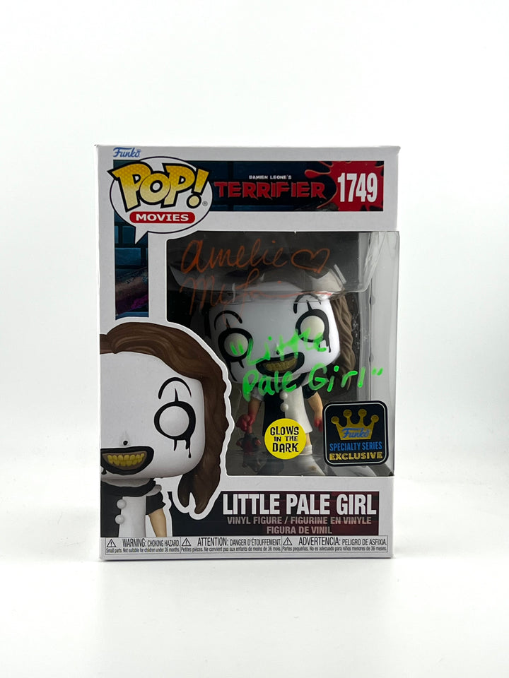 Funko Pop! Little Pale Girl 1749 Autograph By Amelie McLain JSA Authenticated