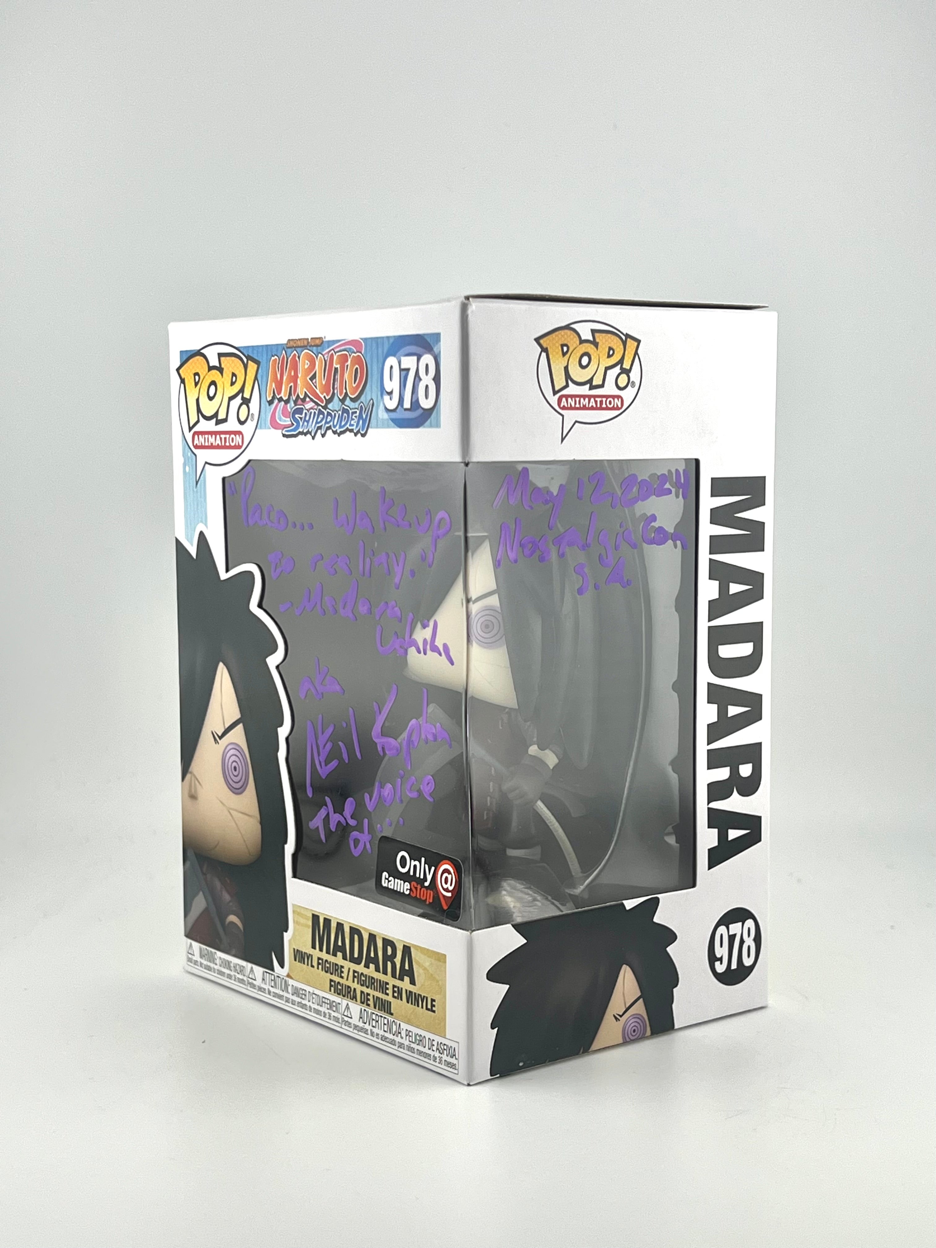 Funko Pop! MADARA 978 GAMESTOP EXCLUSIVE AUTO