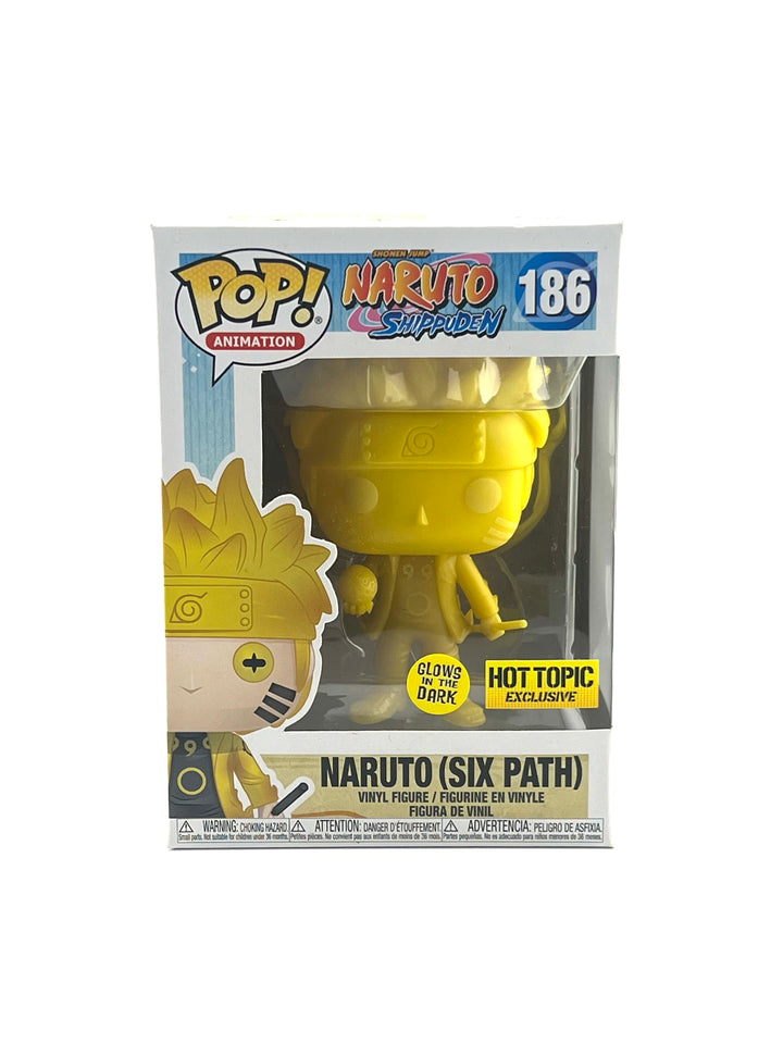 Funko pop! Naruto shippuden: Naruto (six path) 186 GITD (hottopic exclusive)