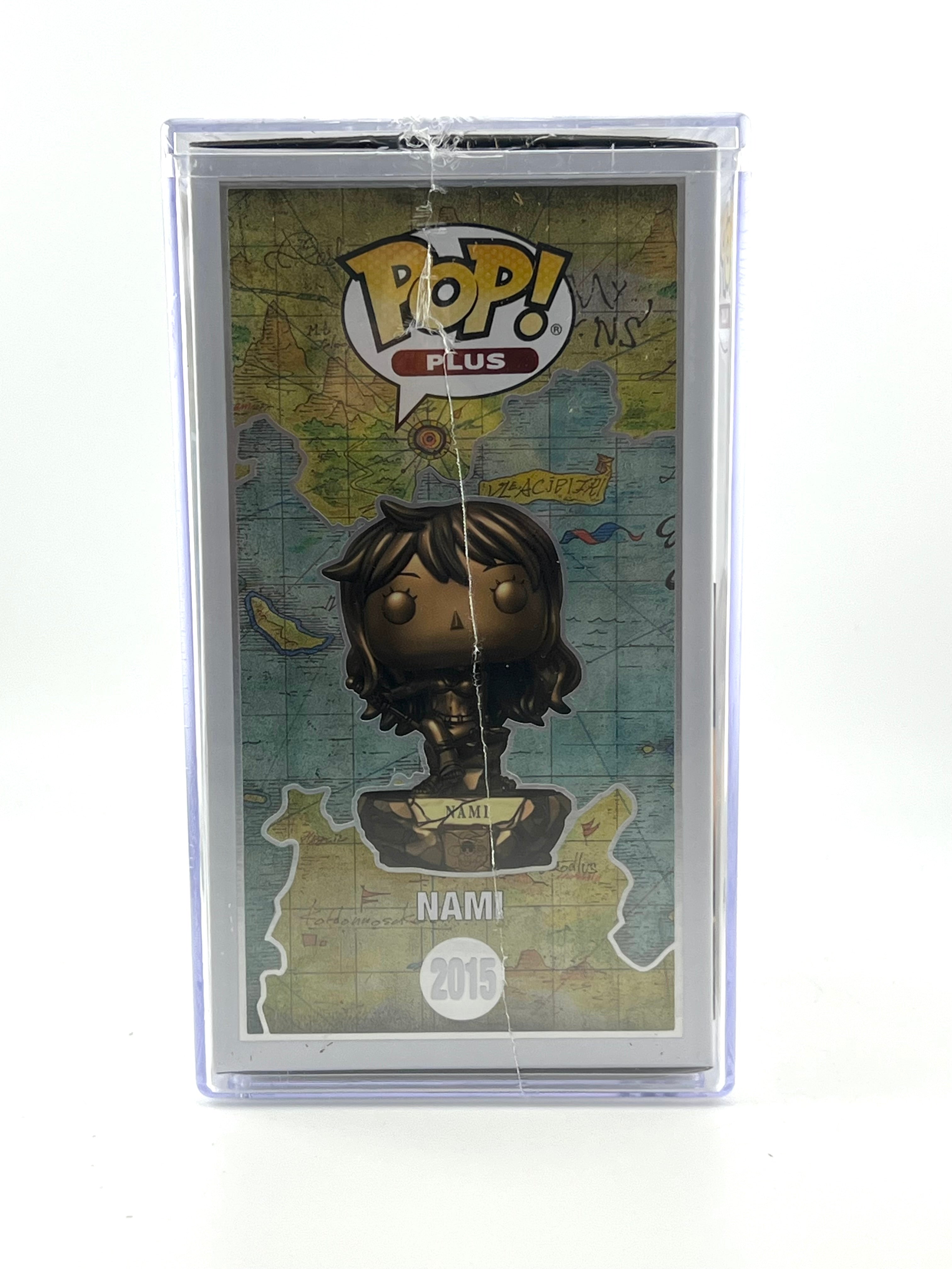 Pop! Plus Nami Statue (Bronze) with Pop! Protector - One Piece