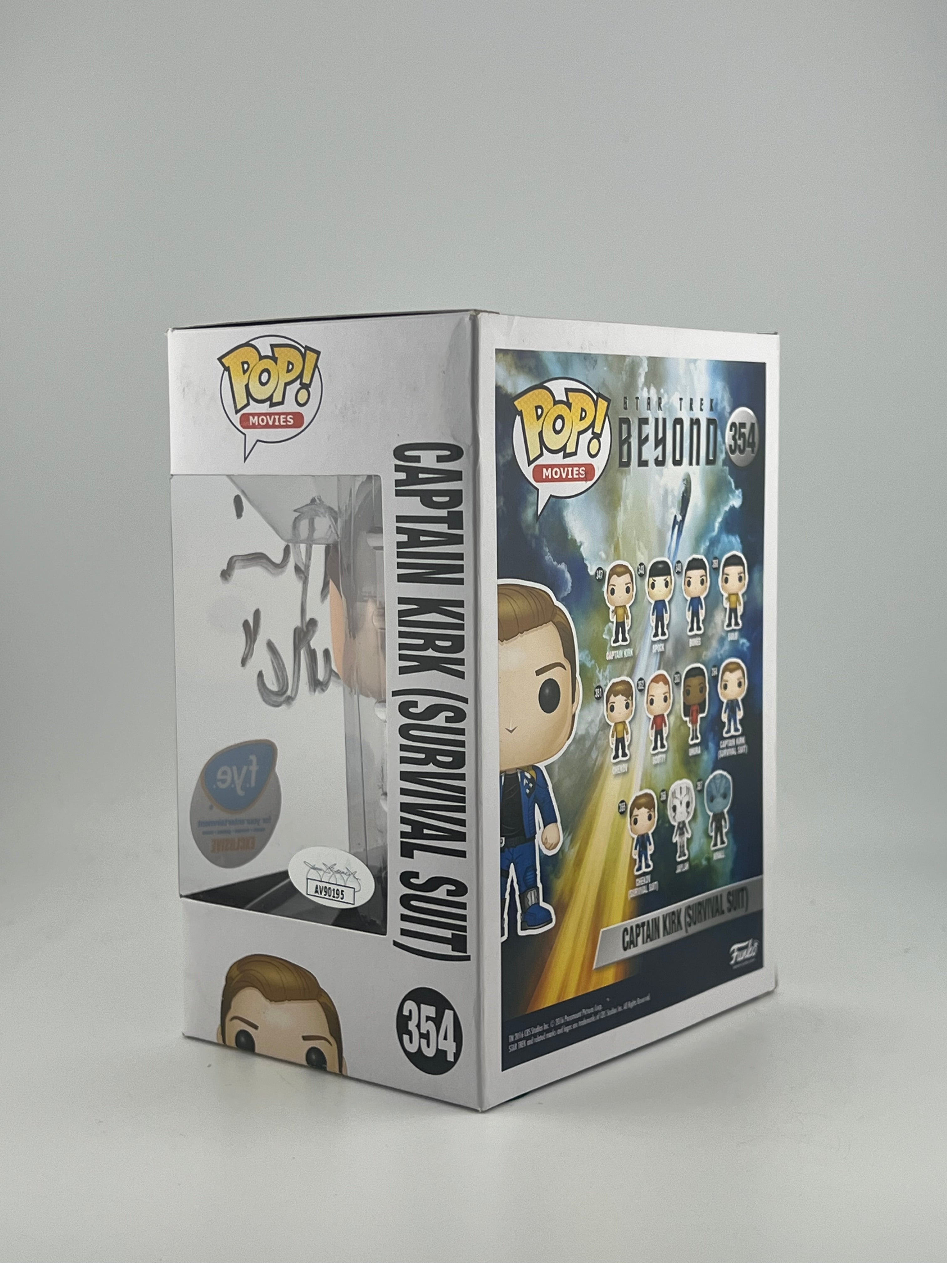 Funko Pop! CAPTAIN KIRK (SURVIVAL SUIT) 354 FYE EXCLUSIVE AUTO