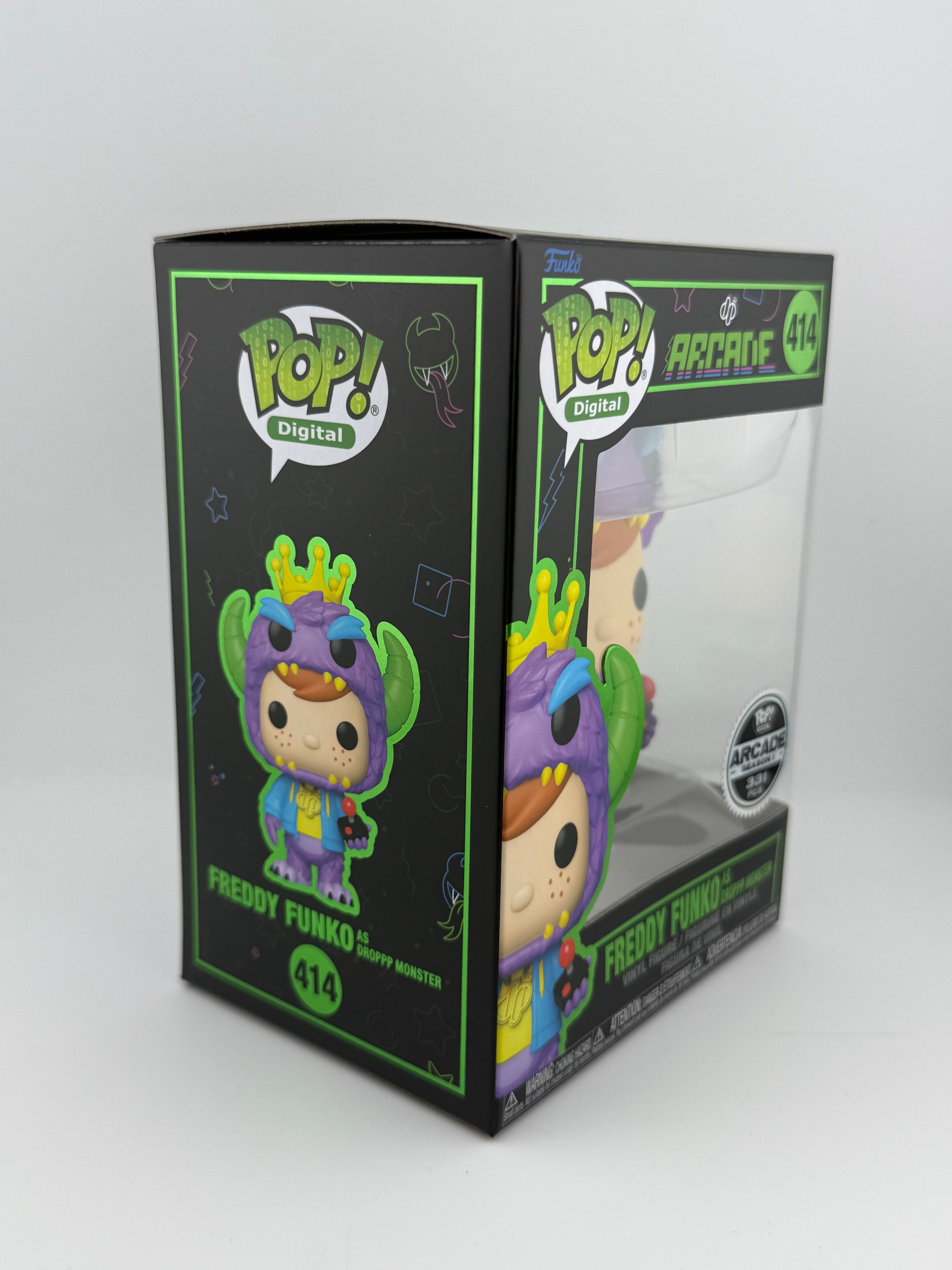 Funko POP! FREDDY FUNKO AS DROPP MONSTER 414 NFT EXCLUSIVE LE 331