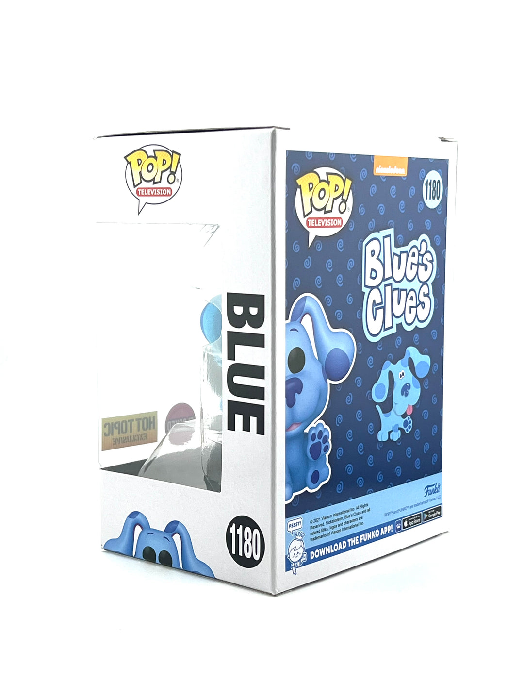 Funko pop! Blue’s clue’s: Blue 1180 flocked (hottopic exclusive)