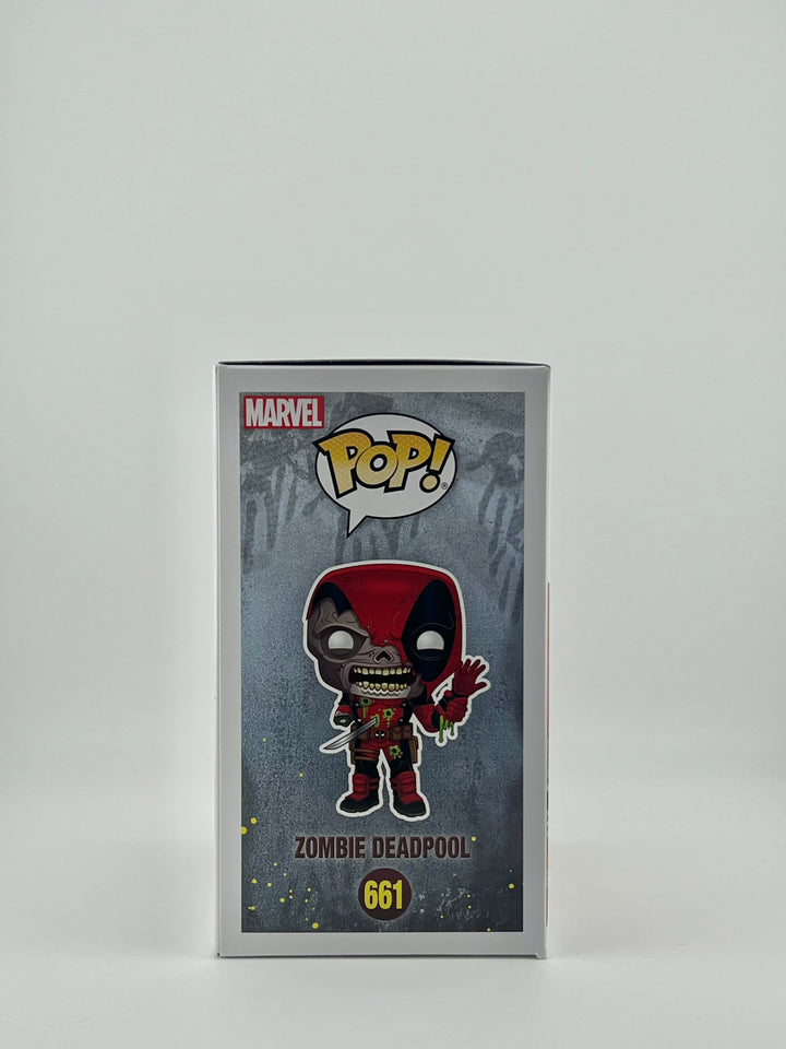 Funko Pop! Zombie Deadpool 661 - Autographed by Ryan Reynolds with Beckett Authentication