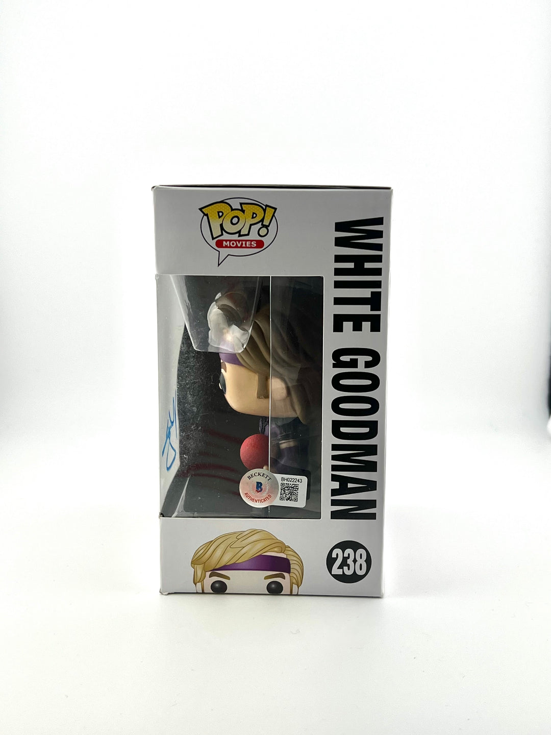 Funko Pop! White Goodman 238 - Autographed By Ben Stiller (Beckett Certified)