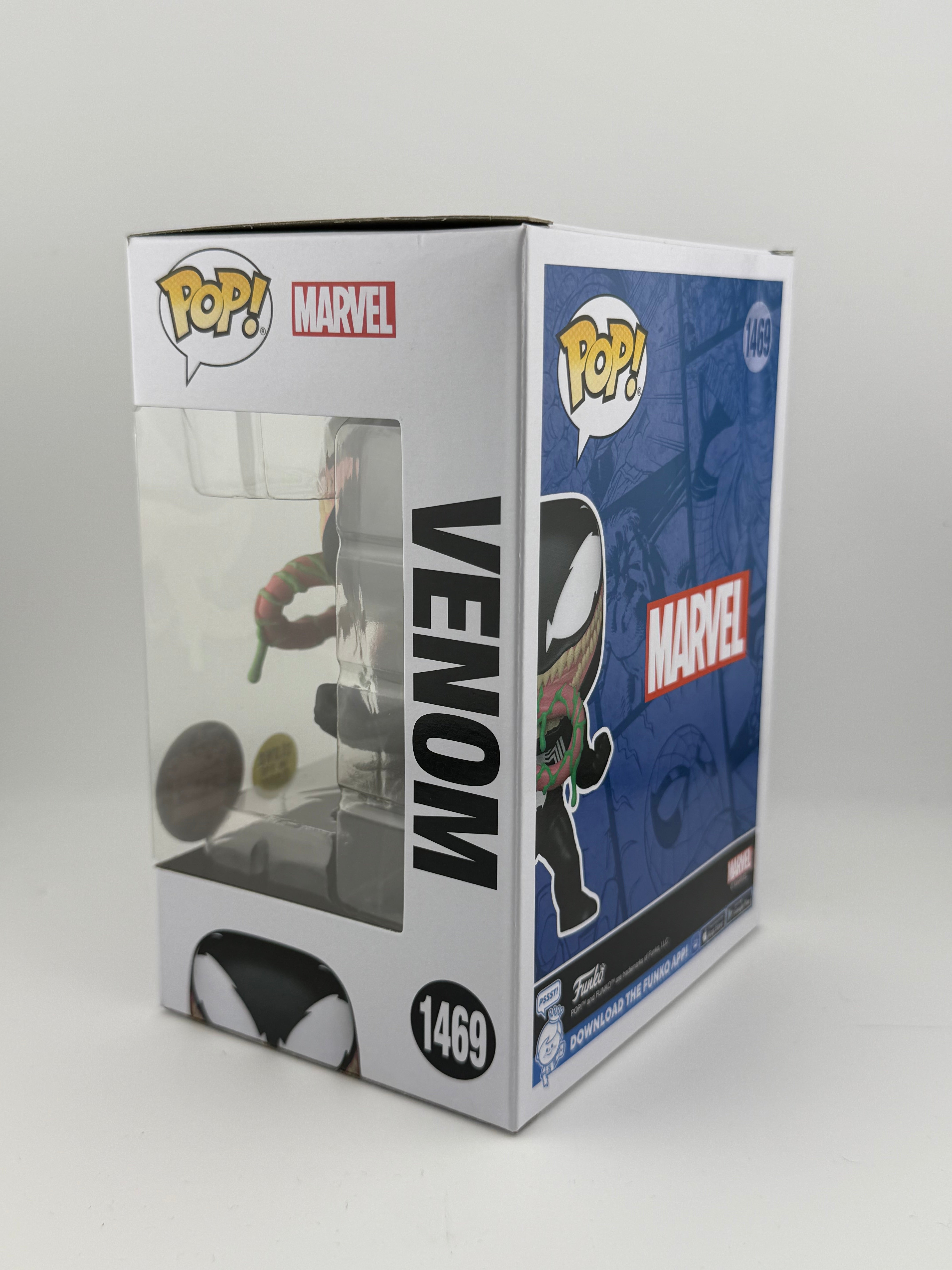Funko POP! VENOM 1469 GITD COMIC STOP EXCLUSIVE