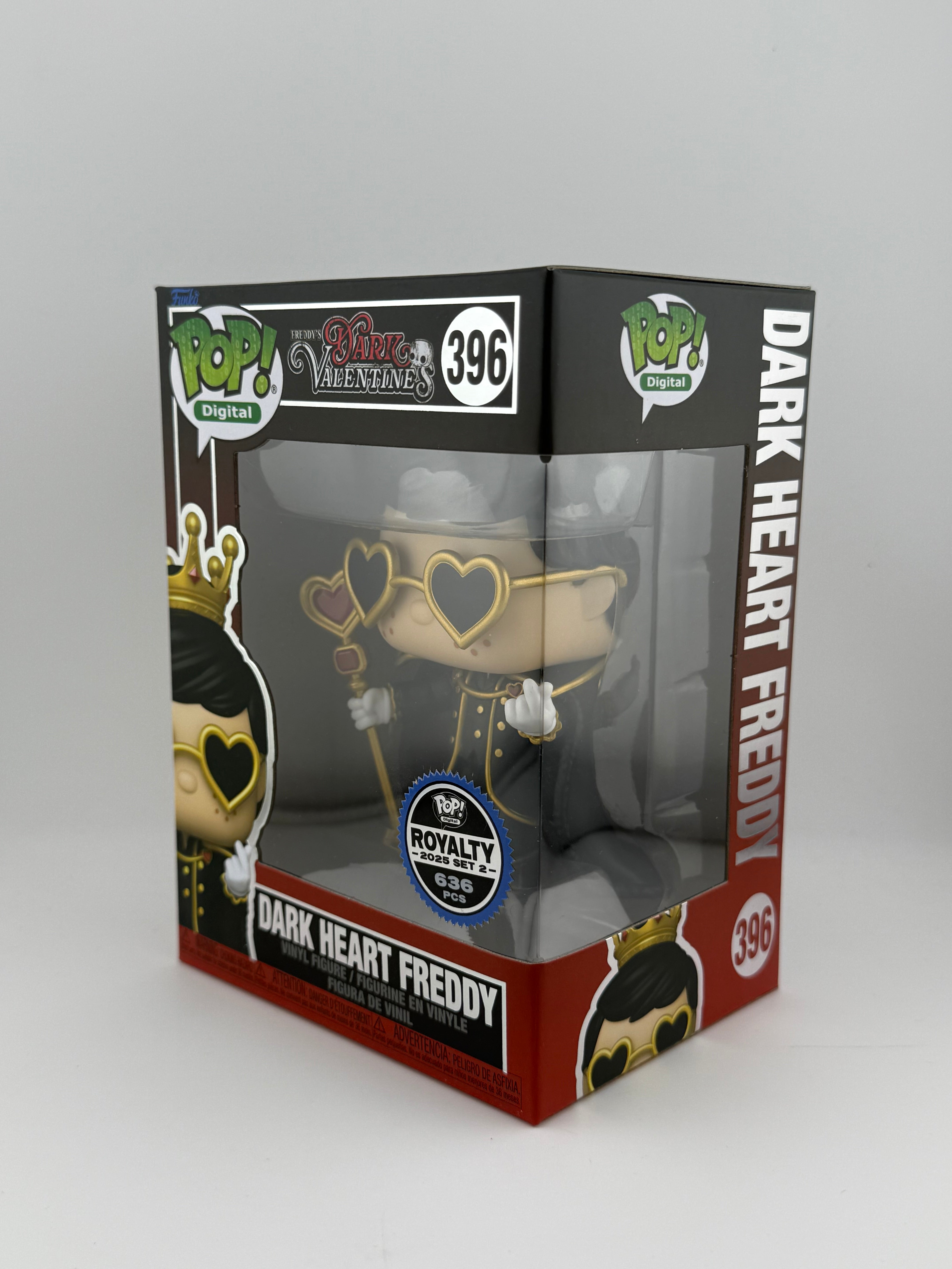 Funko POP! DARK HEART FREDDY 396 NFT EXCLUSIVE LE 636