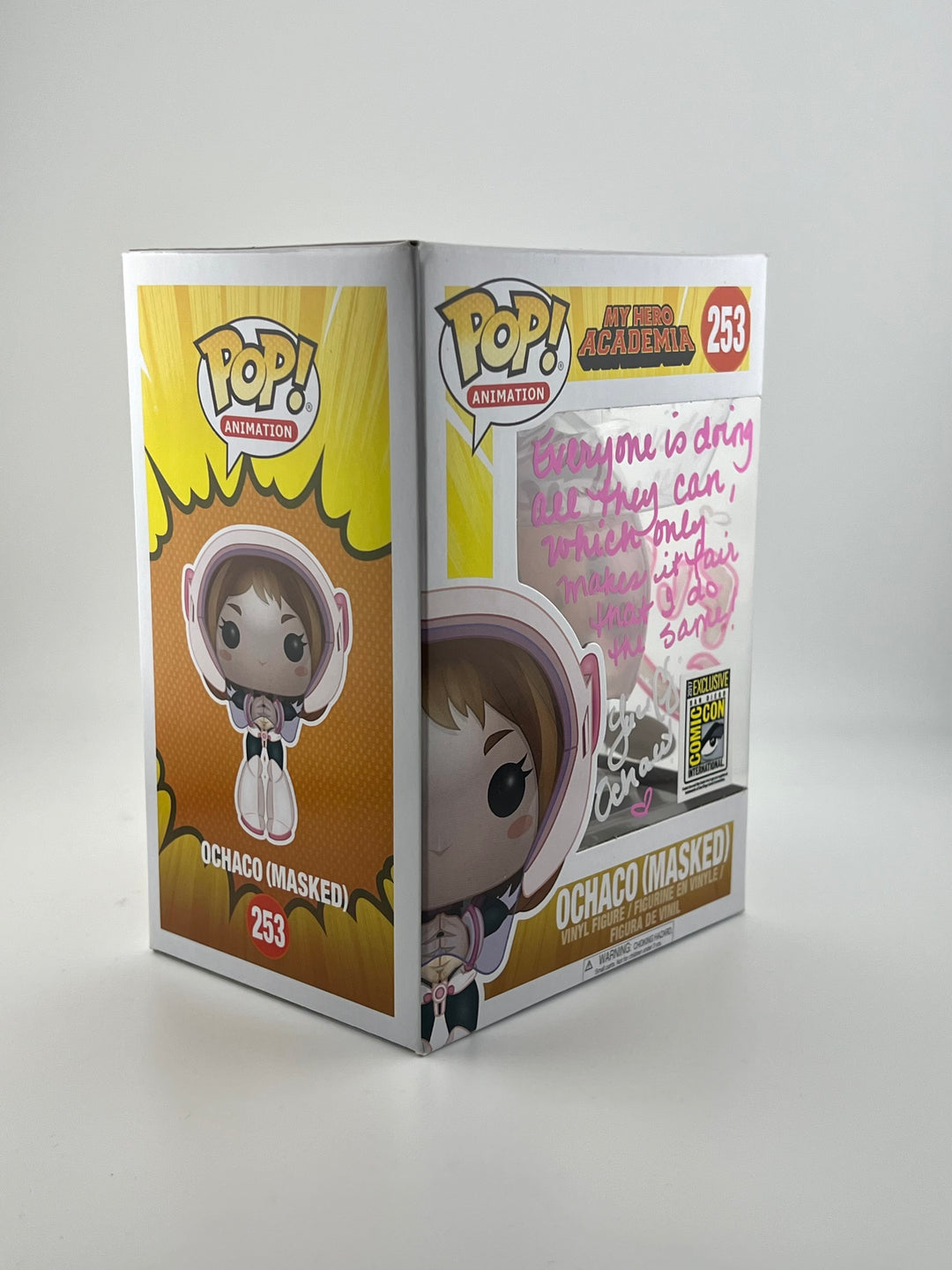 2017 Ochaco 253 Comic Con Exclusive - Signed, quoted, character name, and JSA