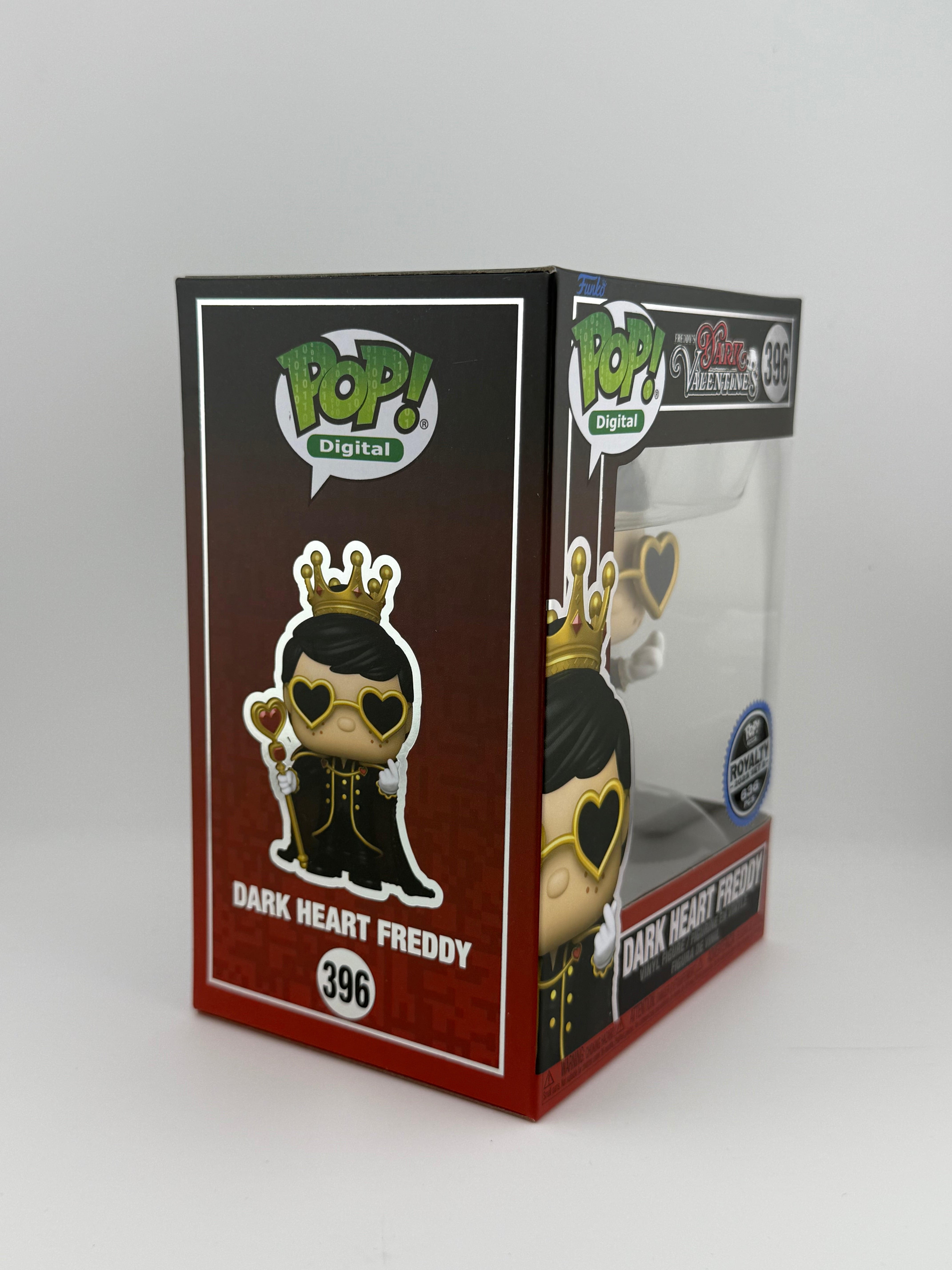 Funko POP! DARK HEART FREDDY 396 NFT EXCLUSIVE LE 636