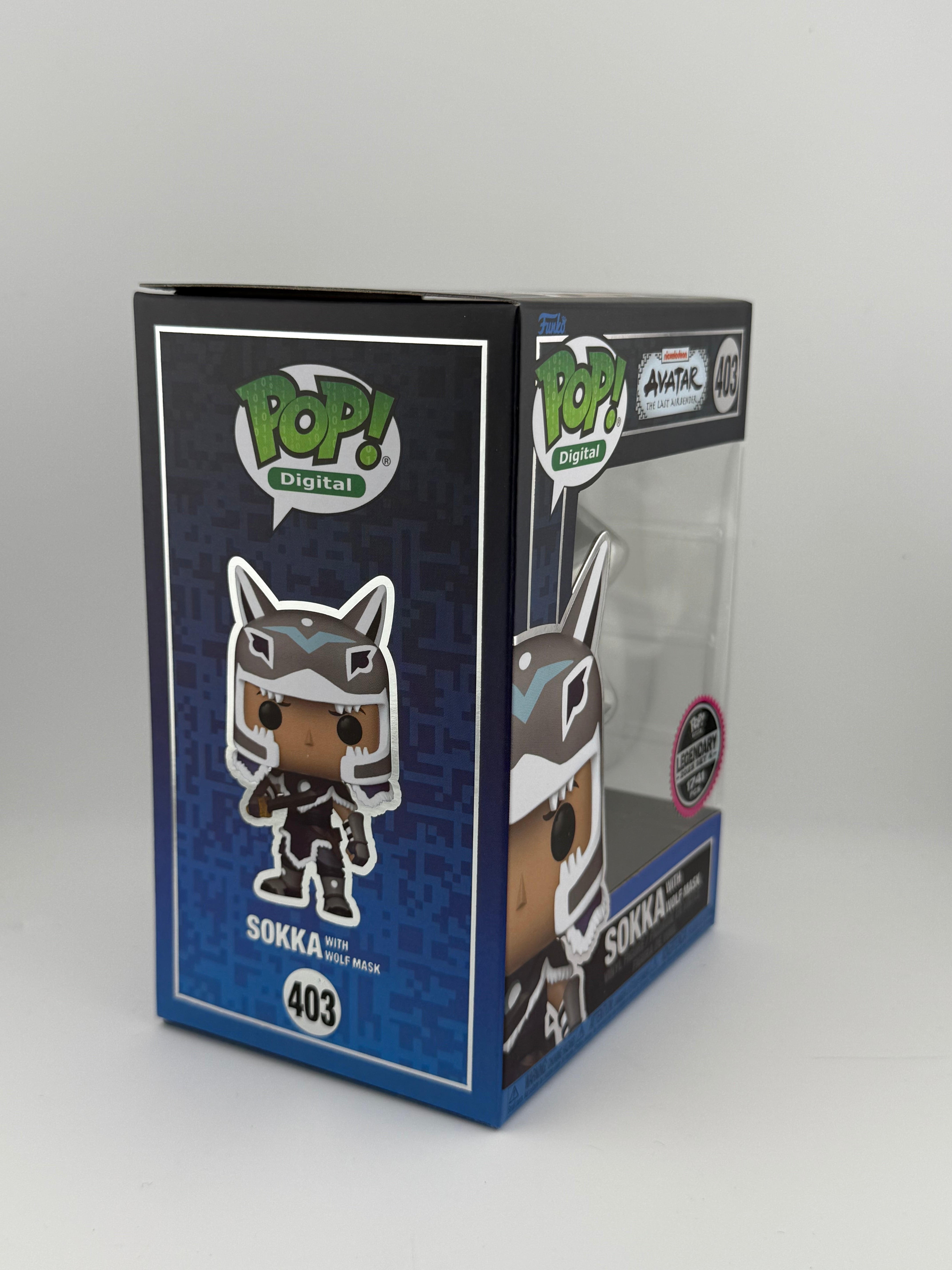 Funko POP! SOKKA WITH WOLF MASK 403 NFT EXCLUSIVE LE 1741
