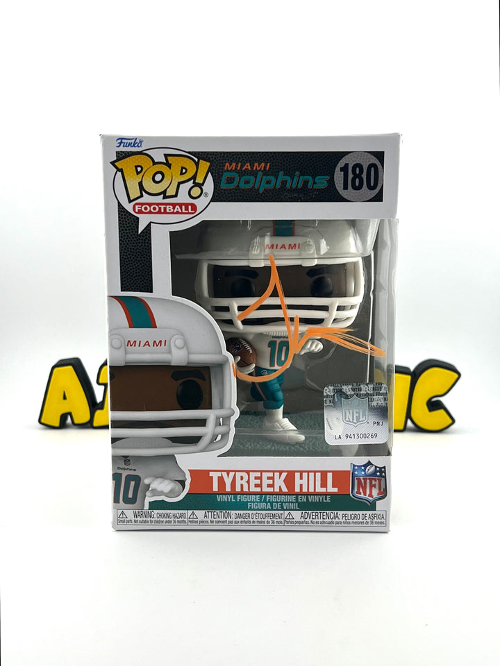 Tyreek Hill 180 Autographed + Beckett Certified - Funko Pop!