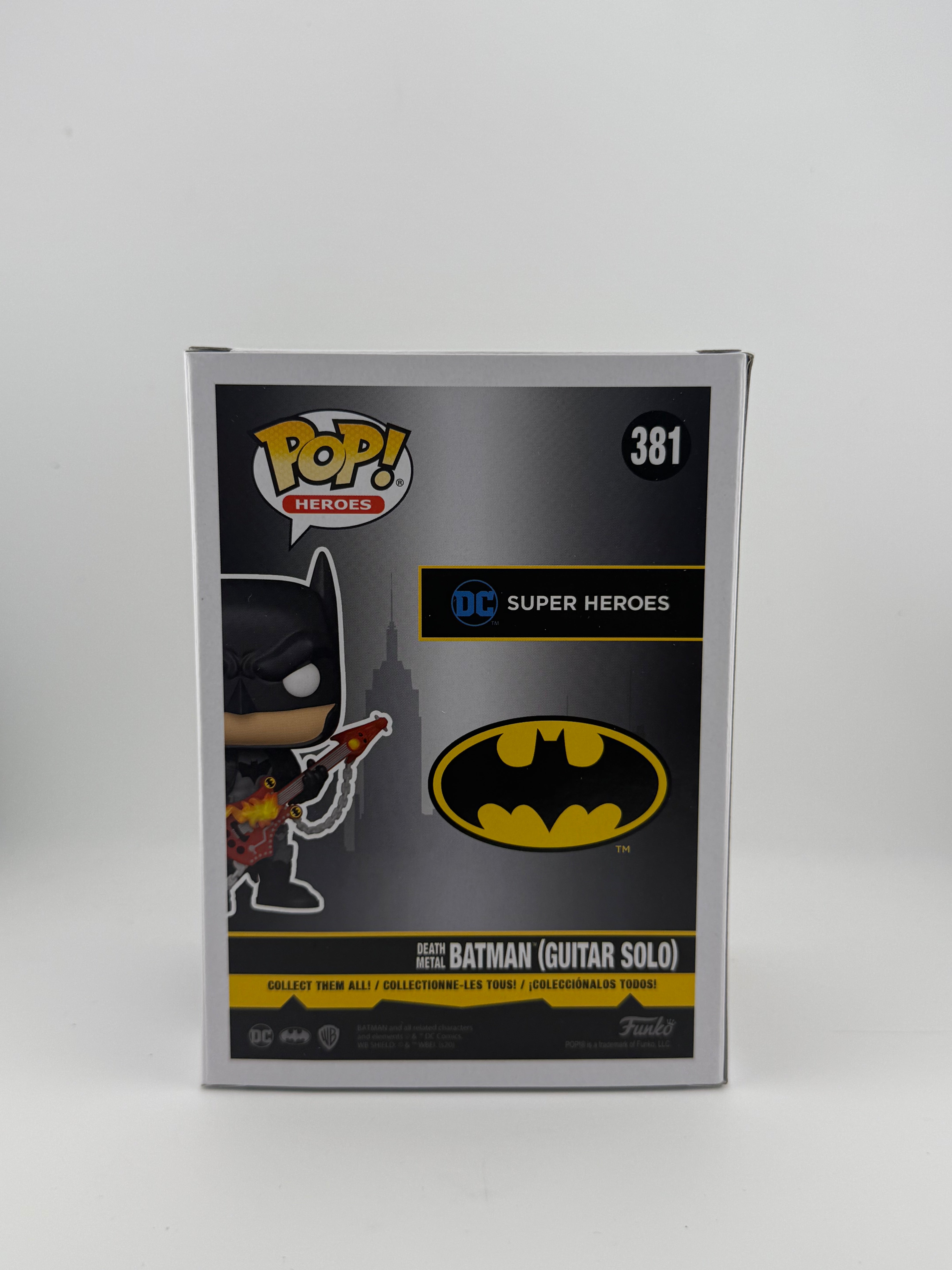 Funko POP! SIGNED DEATH METAL BATMAN (GUITAR SOLO) 381 SE (KEVIN CONROY) + JSE