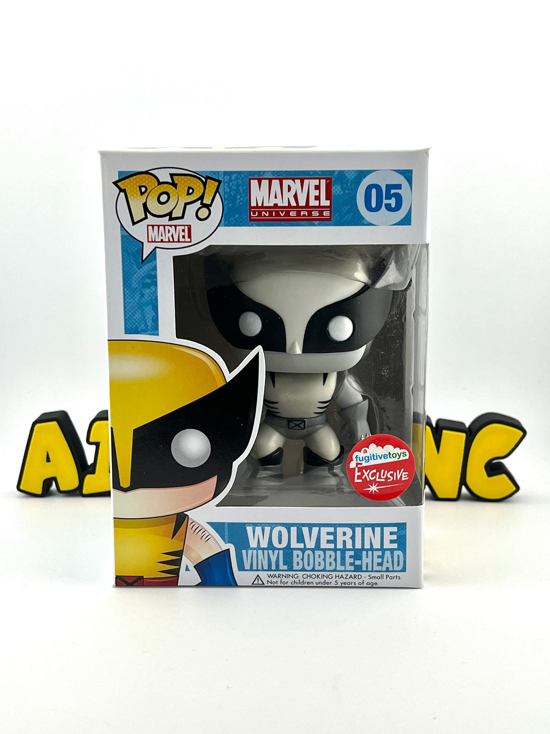 Funko Pop! Wolverine 05 (Black & White) - Fugitive Toys Exclusive - X-Men