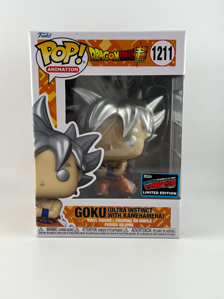 Funko pop! Goku (ultra instinct with Kamehameha) 1211 NYCC exclusive