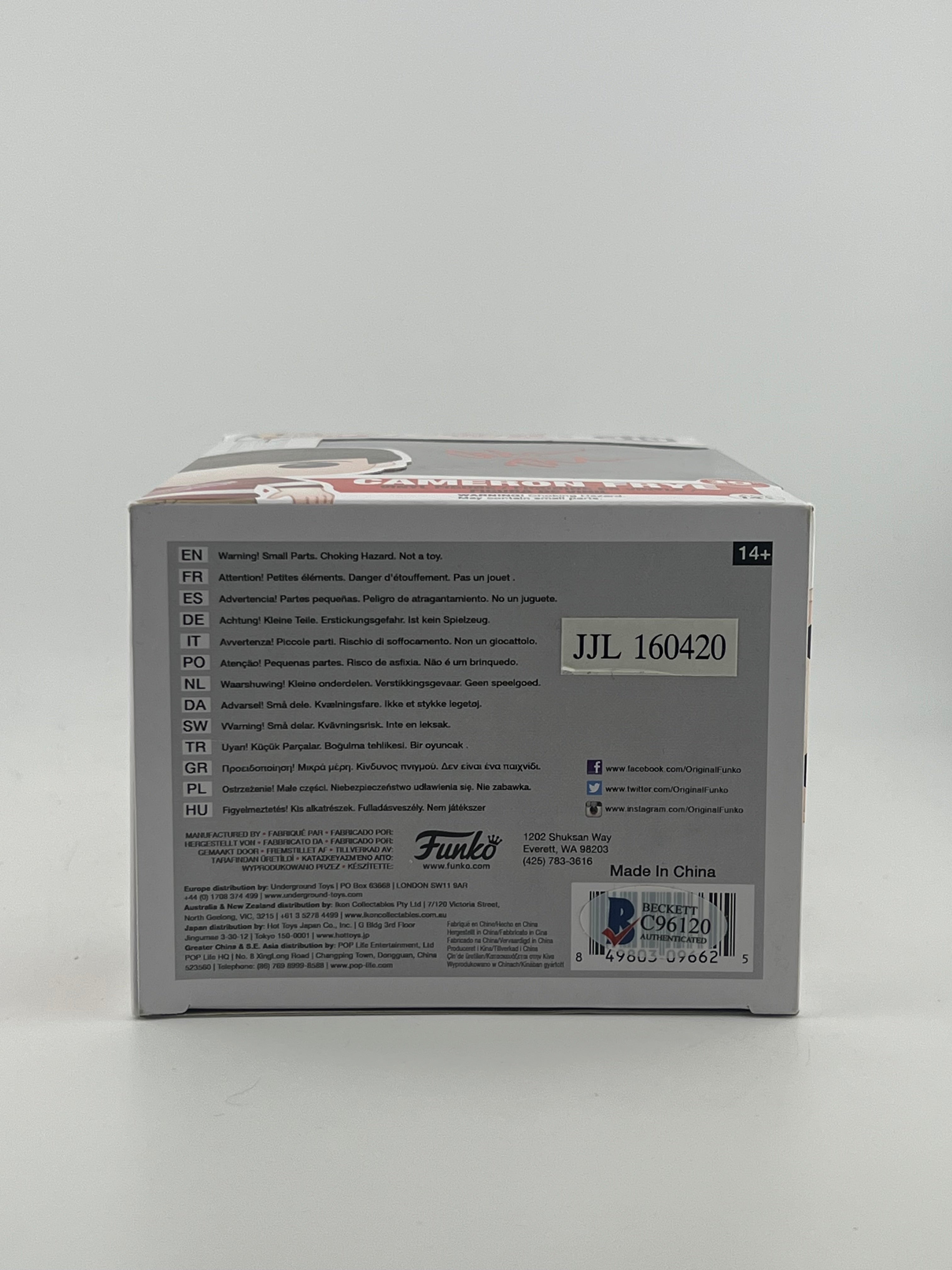 Funko Pop - CAMERON FRYE 319 AUTO