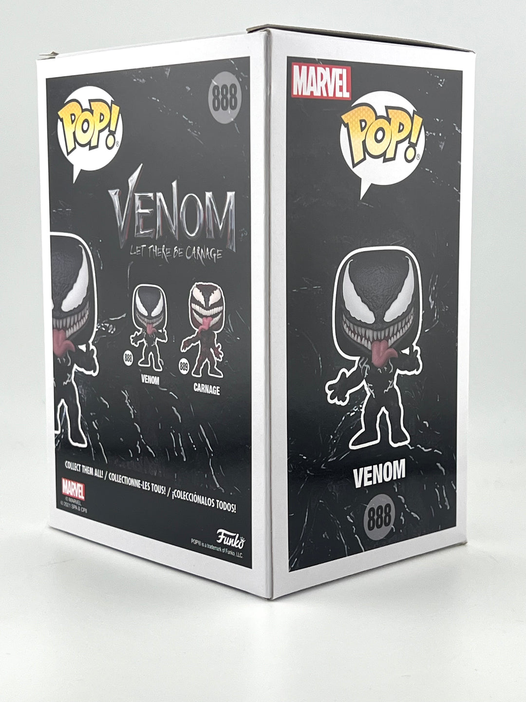 Funko Pop! Venom 888 Autographed by Tom Hardy Beckett Authenticated (Window Swap)