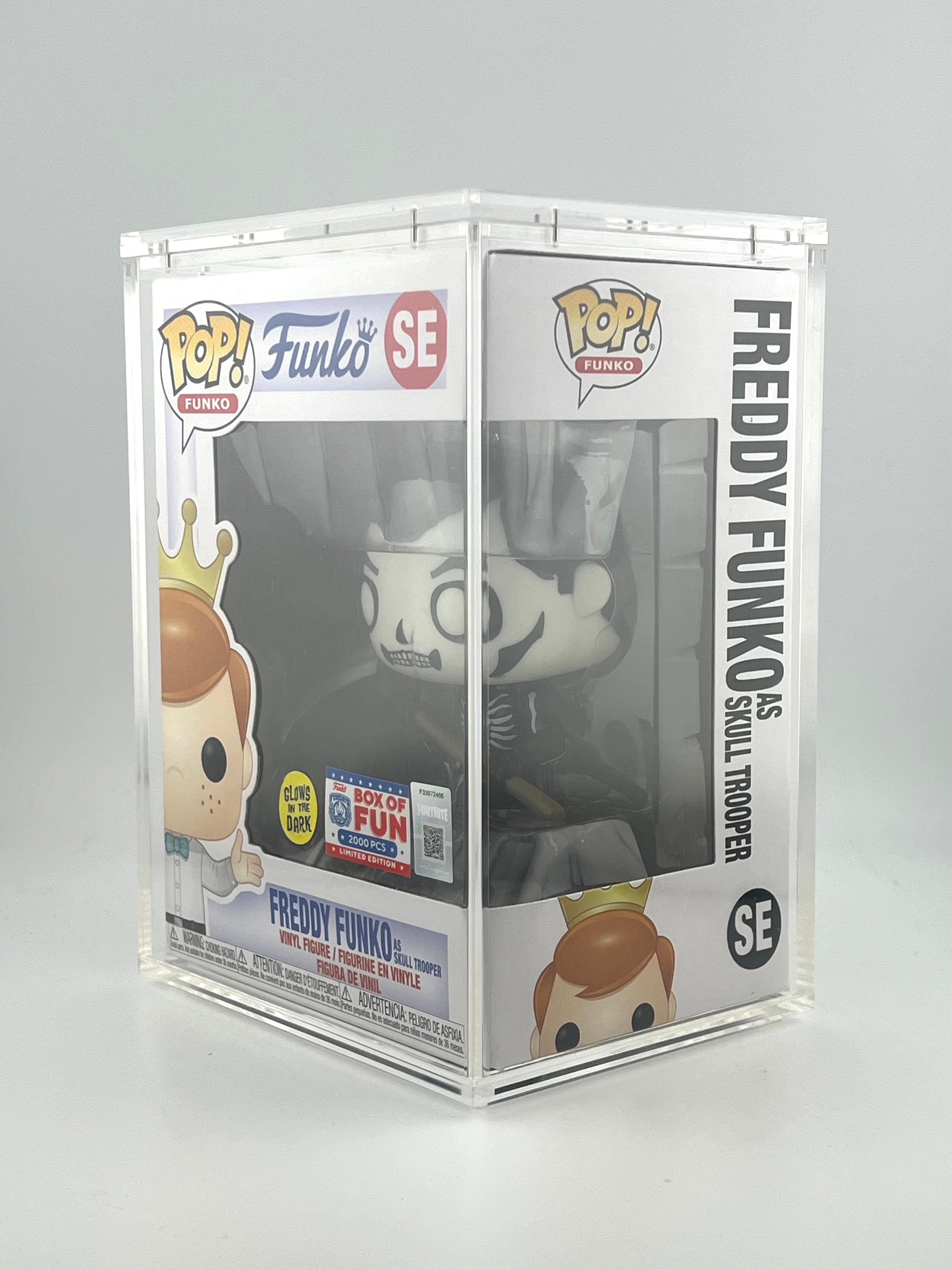 Funko Pop! FREDDY FUNKO AS SKULL TROOPER SE GITD BOX OF FUN EXCLUSIVE LE2000