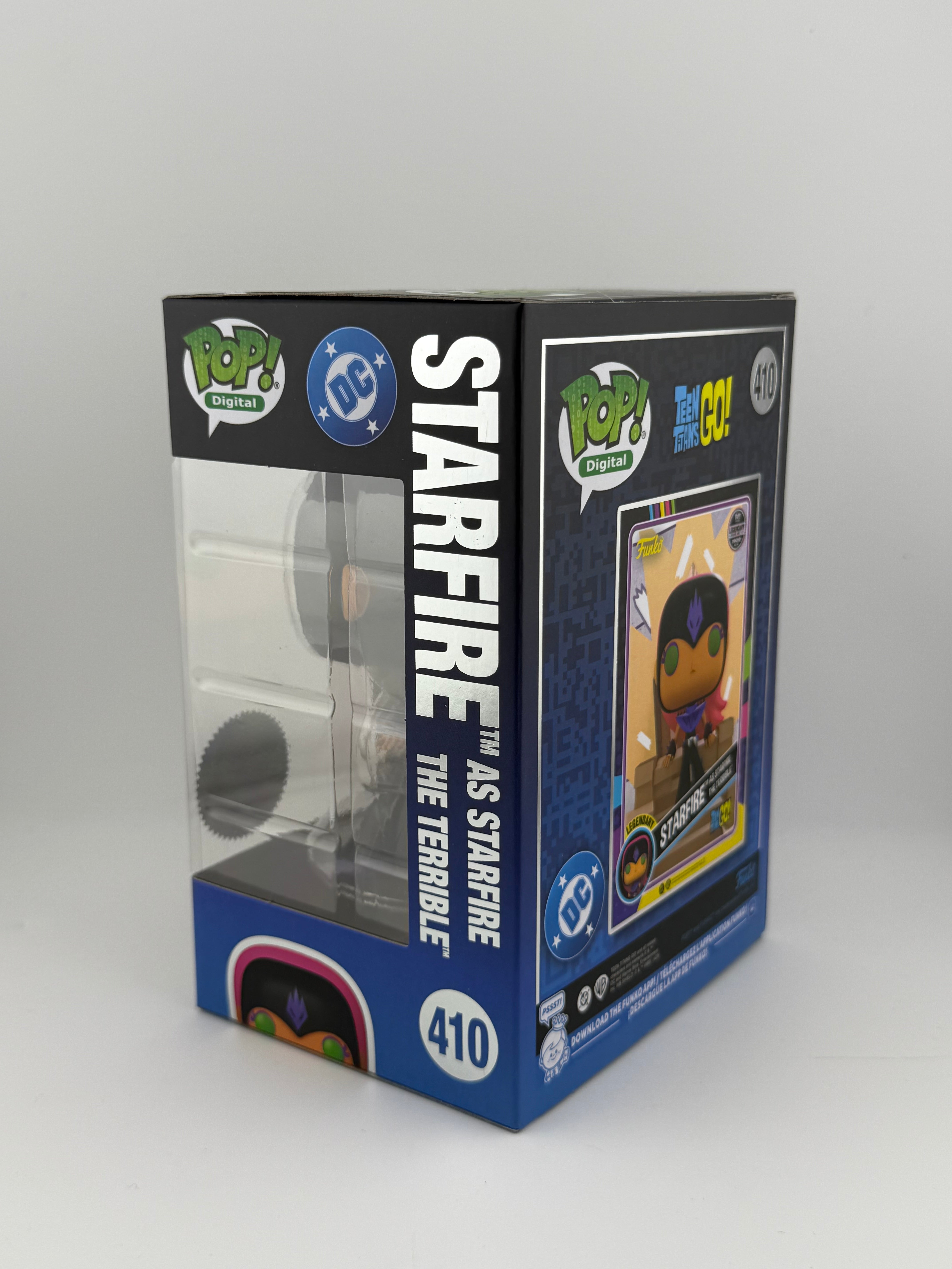Funko POP! STARFIRE AS STARFIRE THE TERRIBLE 410 GITD NFT EXCLUSIVE LE 1096