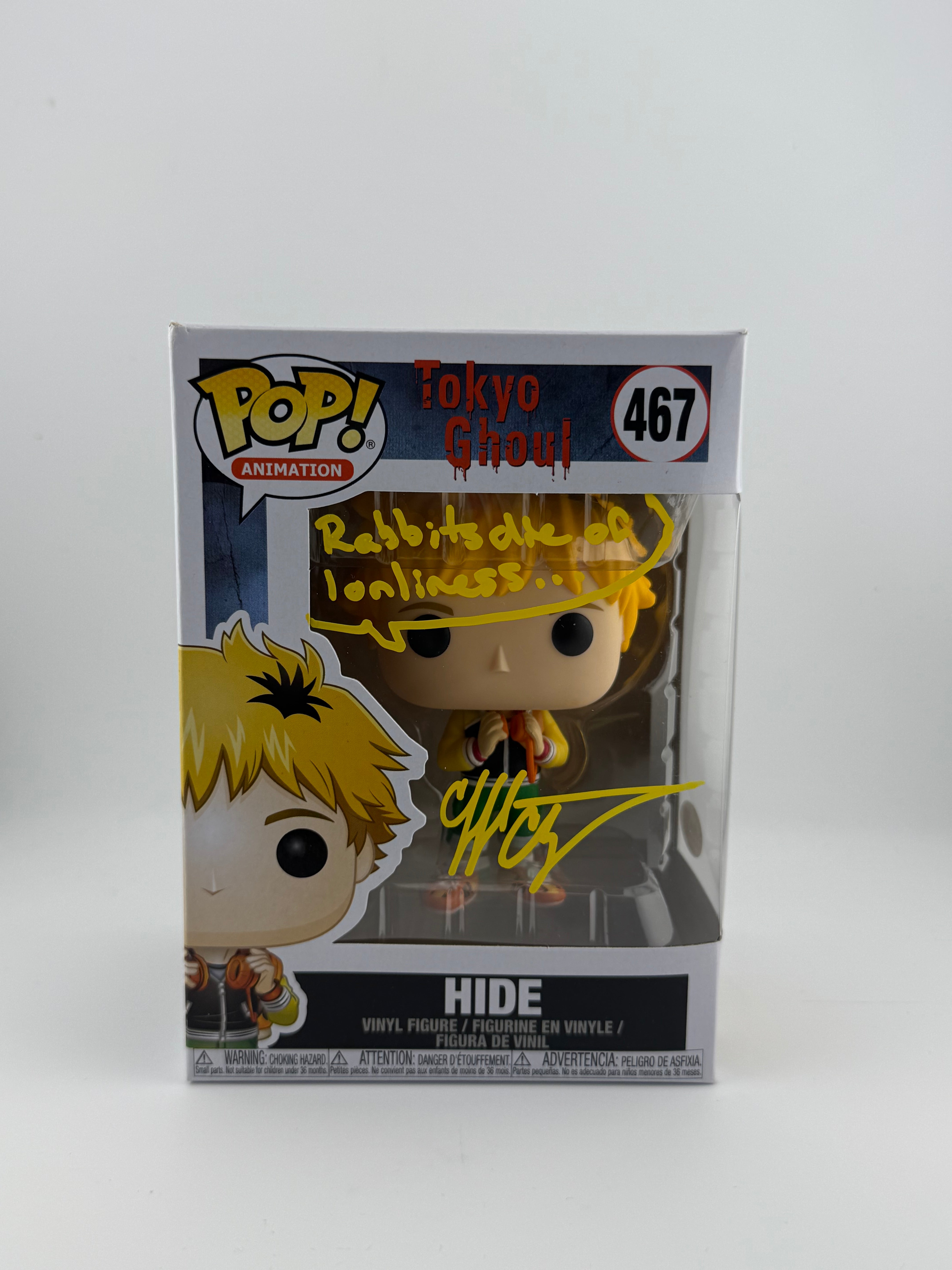 Funko POP! SIGNED HIDE 467 (CLIFFORD CHAPIN) + JSA