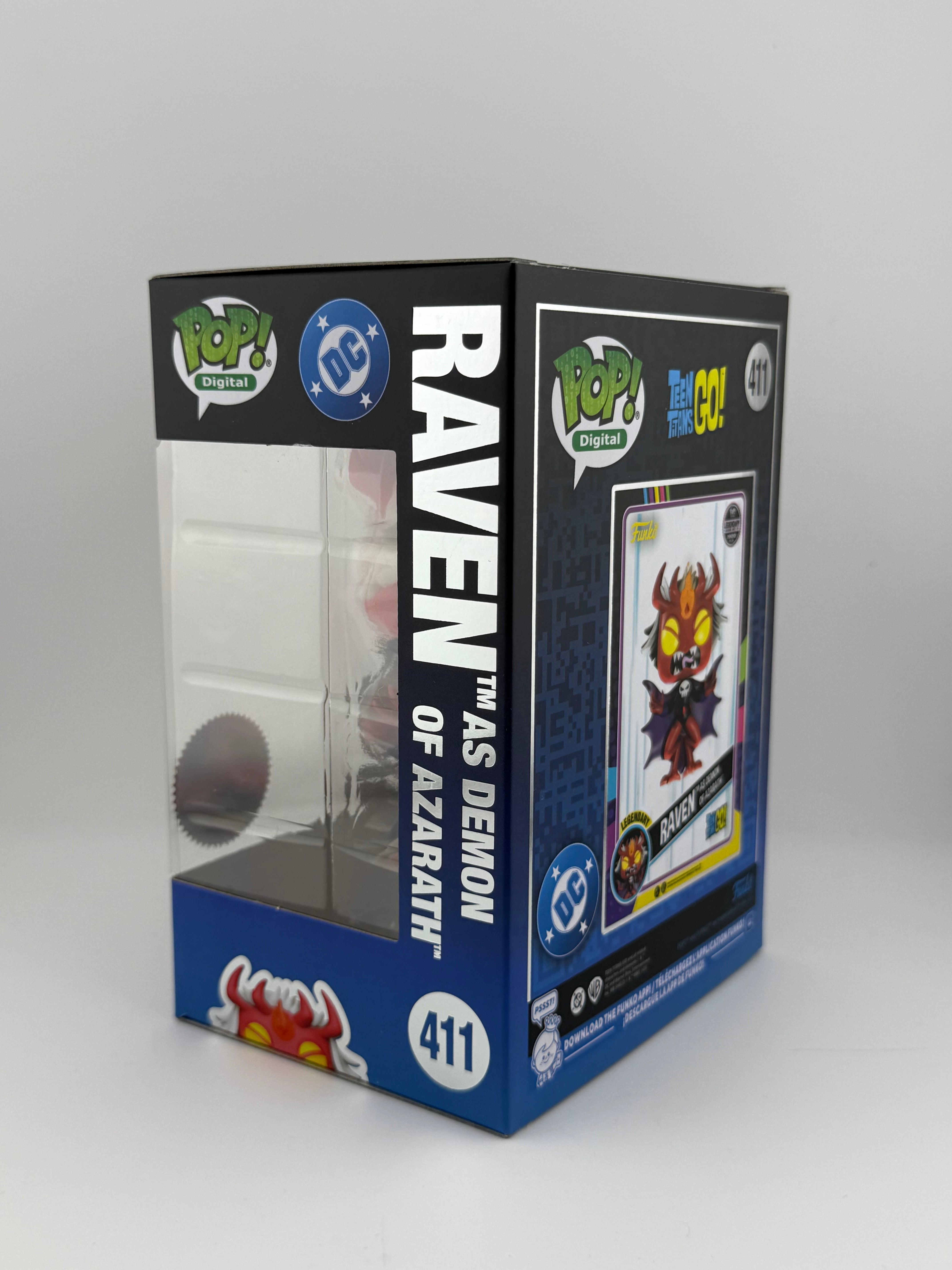 Funko POP! RAVEN AS DEMON OF AZARATH 411 GITD NFT EXCLUSIVE LE 1117