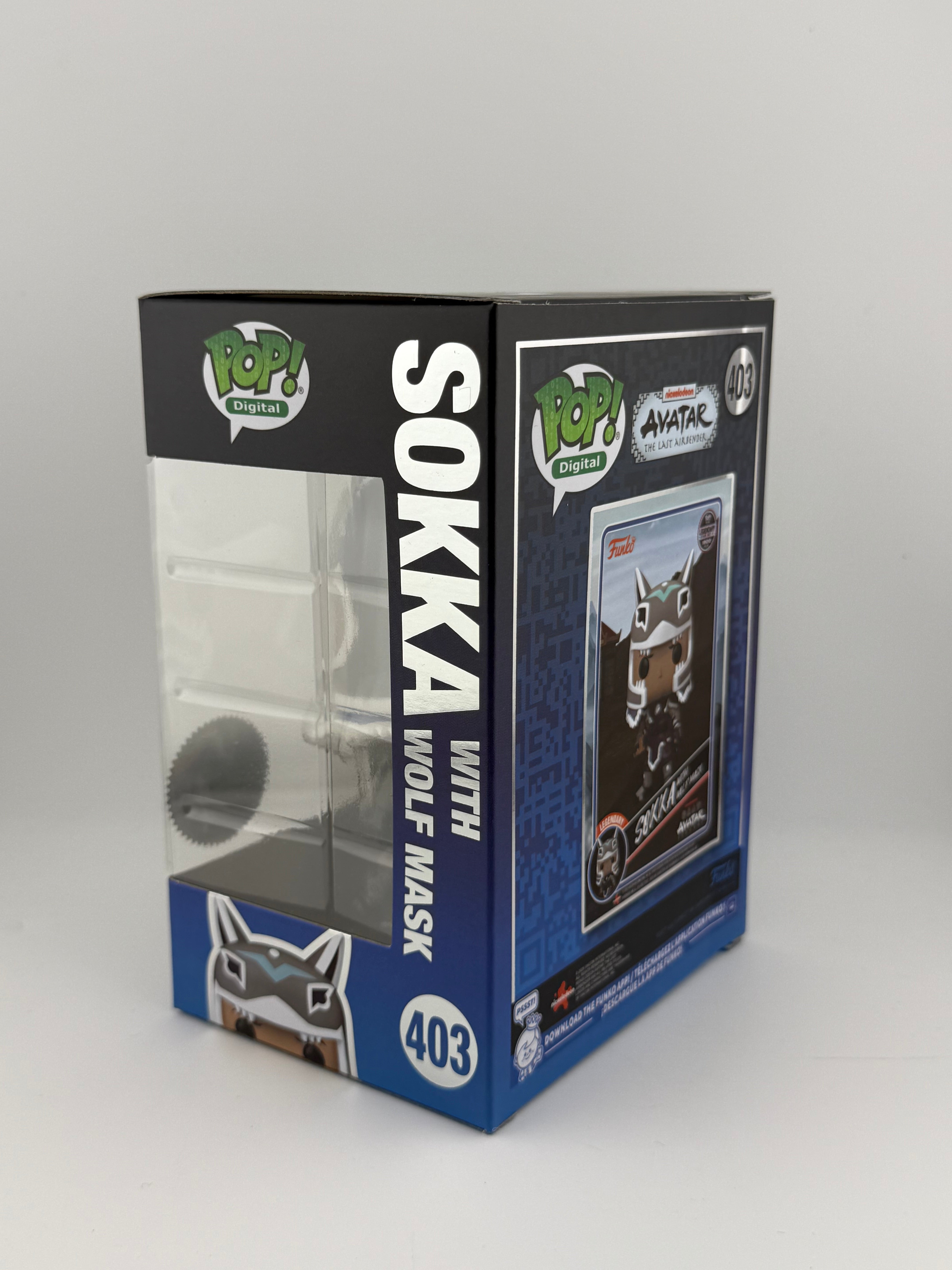 Funko POP! SOKKA WITH WOLF MASK 403 NFT EXCLUSIVE LE 1741