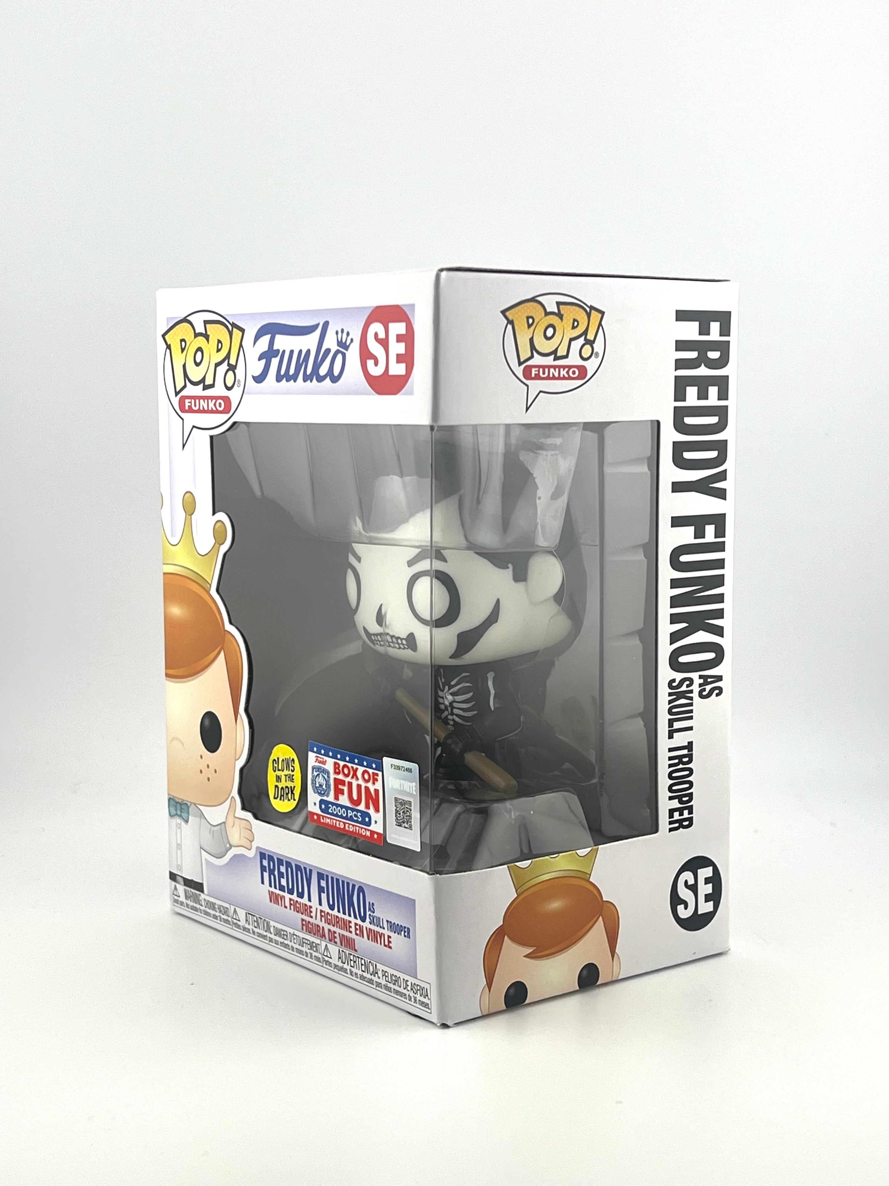 Funko Pop! FREDDY FUNKO AS SKULL TROOPER SE GITD BOX OF FUN EXCLUSIVE LE2000