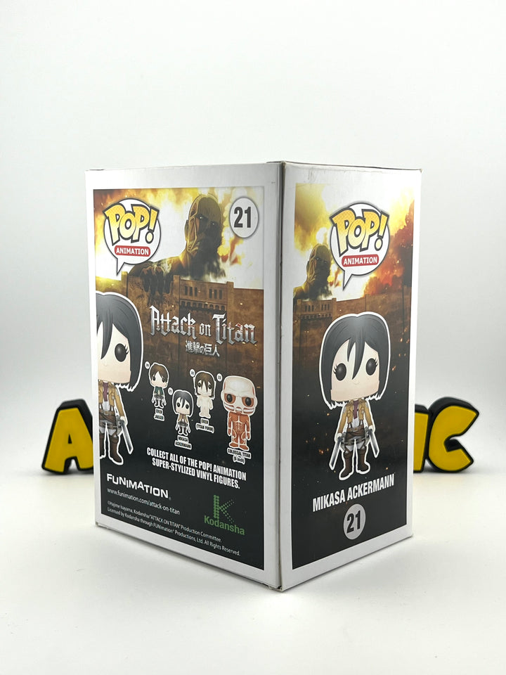 Funko Pop! Attack On Titan: Mikasa Ackermann 21 *DAMAGE*