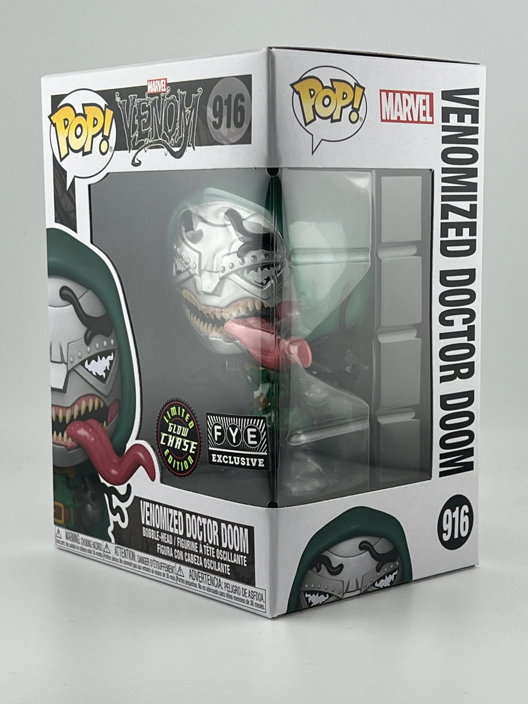 Funko Pop! Venomized Doctor Doom 916 GITD Chase FYE Exclusive