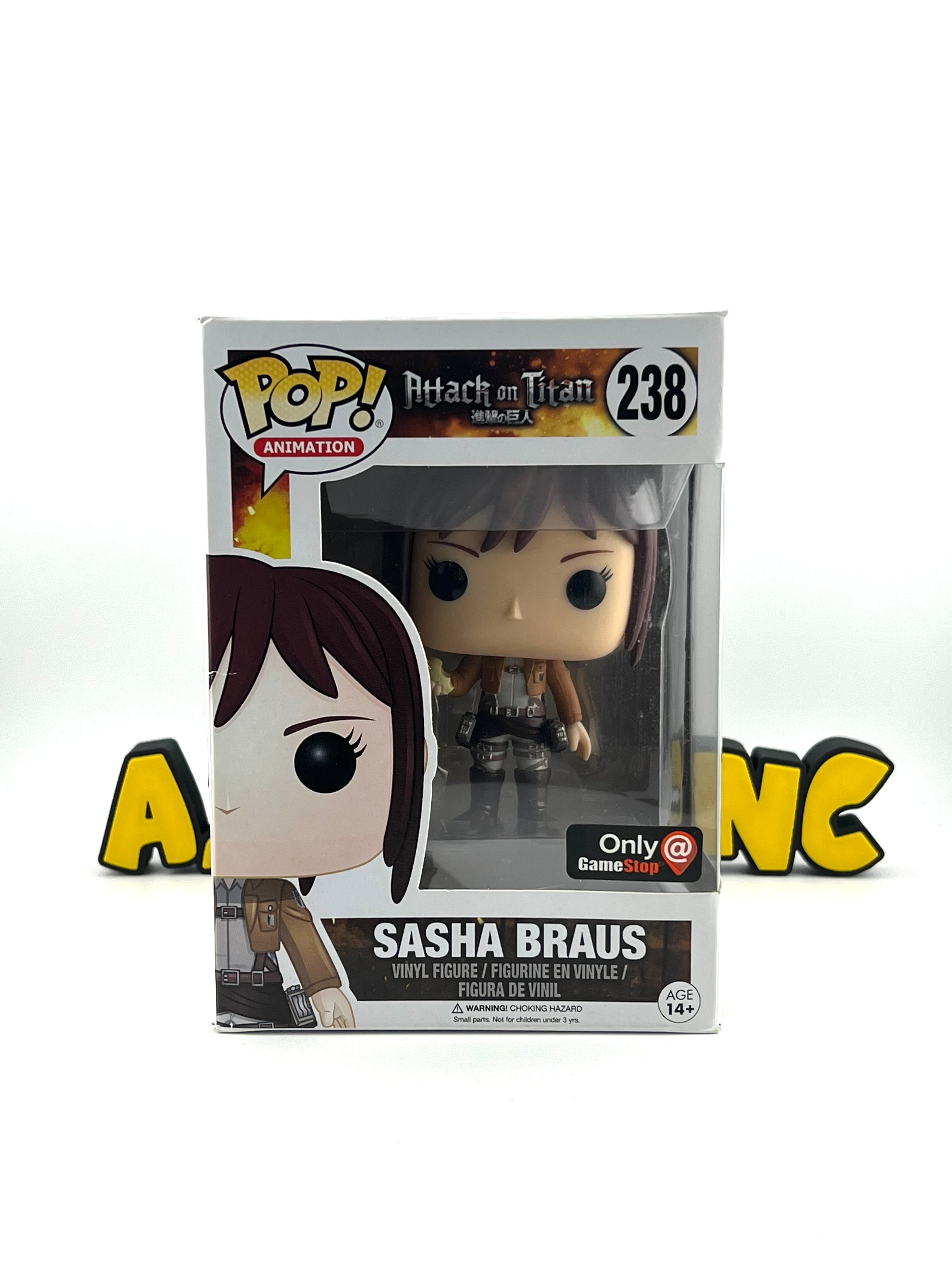 Gamestop Exclusive Attack on Titan Sasha sold Braus Funko Pop