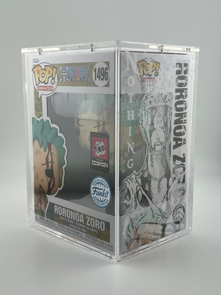 CCXP Mexico 2024 - Roronoa Zoro 1496 - Funko Pop + Custom Armor - One Piece