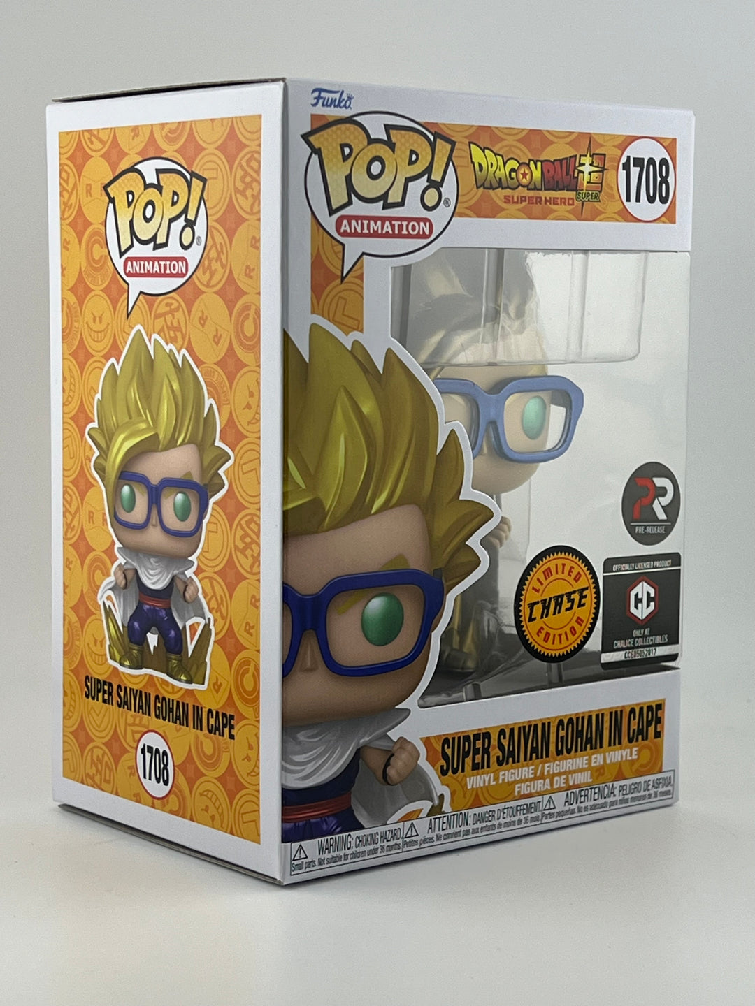 Funko Pop! Super Saiyan Gohan In Cape 1708 Chase PR Chalice Exclusive