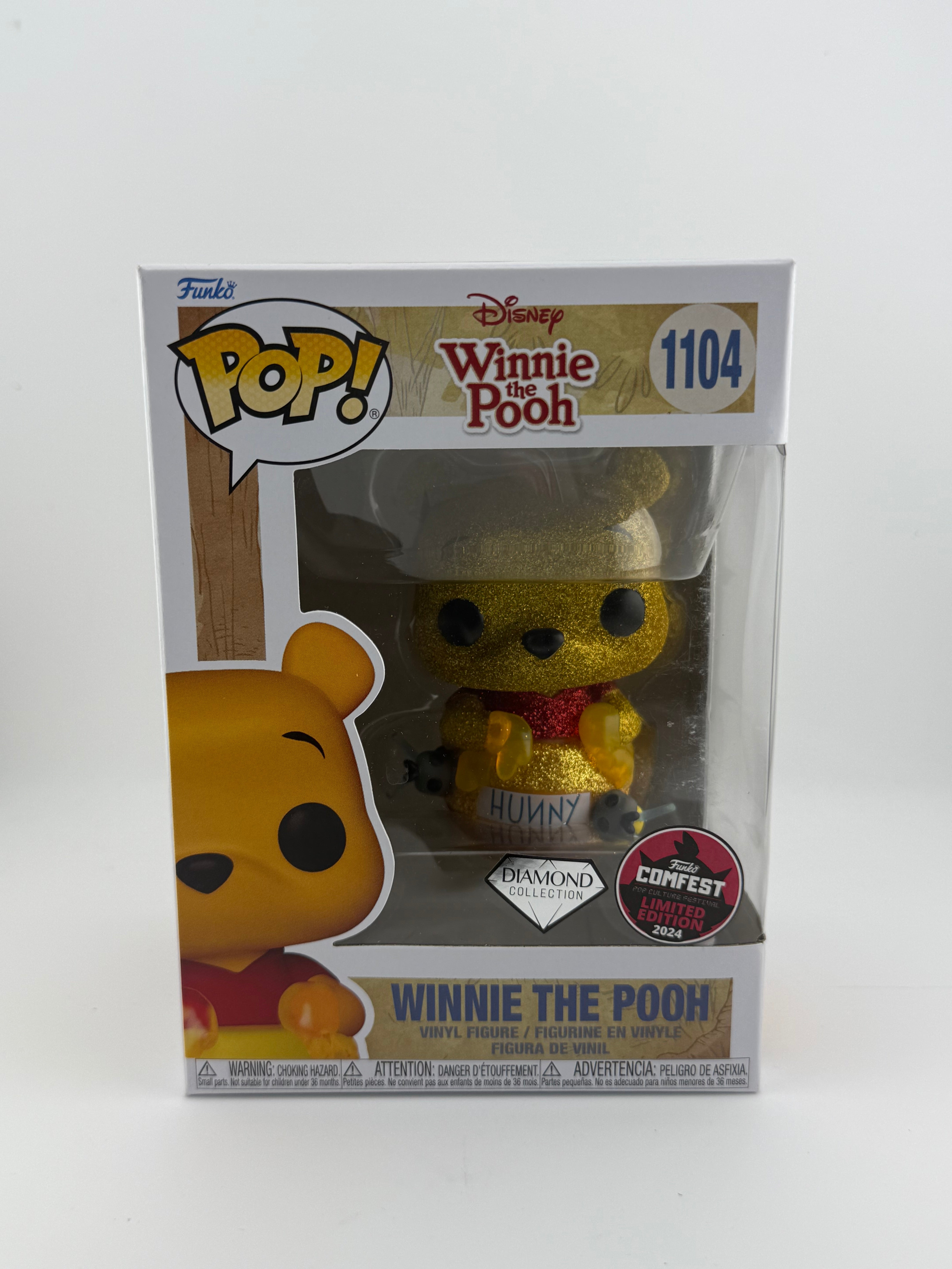Funko POP! WINNIE THE POOH 1104 DIAMOND COMFEST 2024 EXCLUSIVE