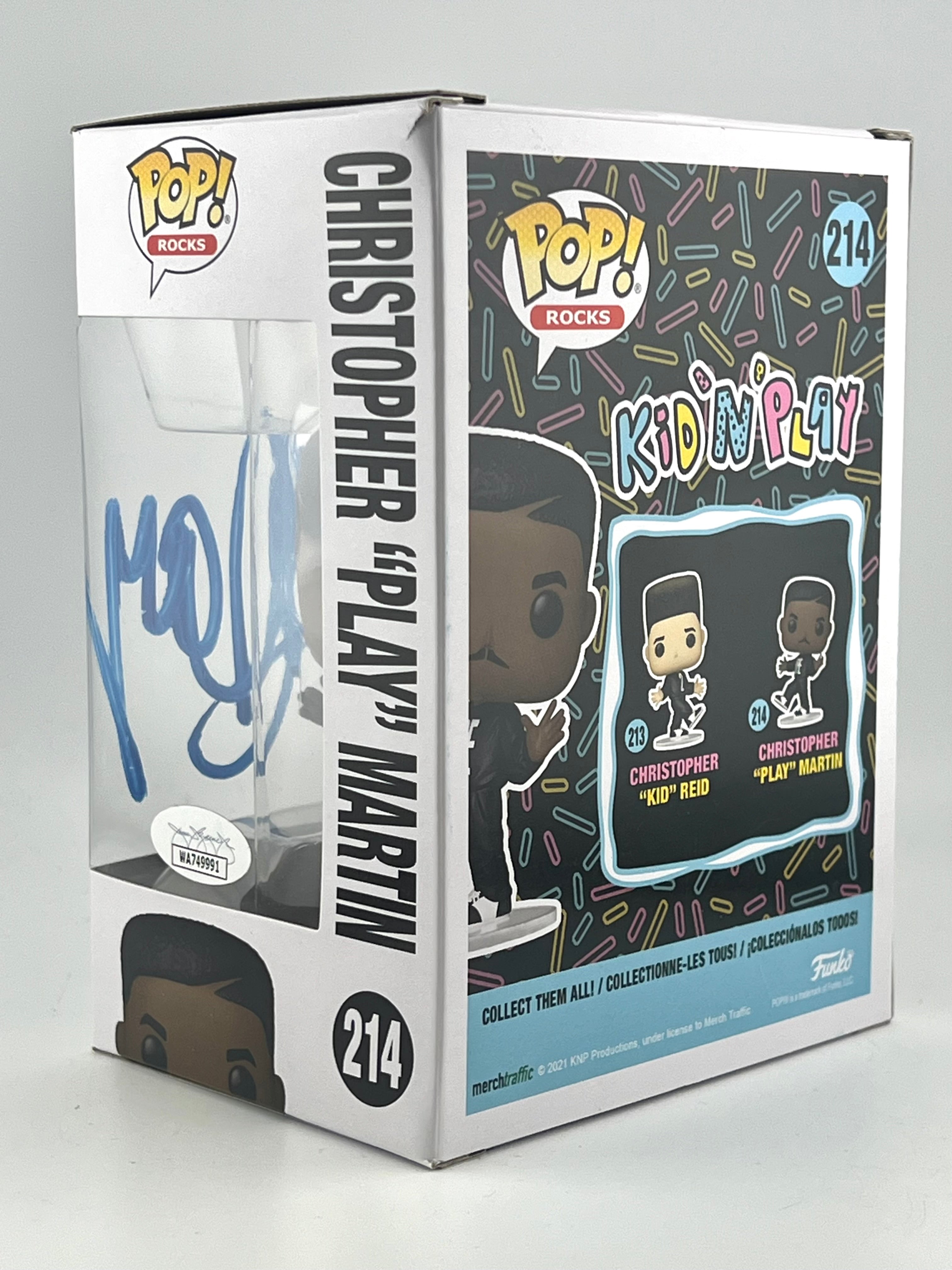 Funko Pop! CHRISTOPHER "PLAY" MARTIN 214 AUTO