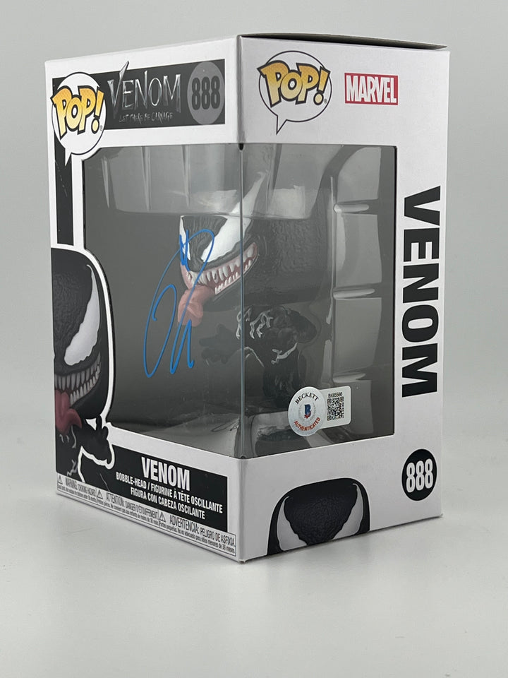 Funko Pop! Venom 888 Autographed by Tom Hardy Beckett Authenticated (Window Swap)